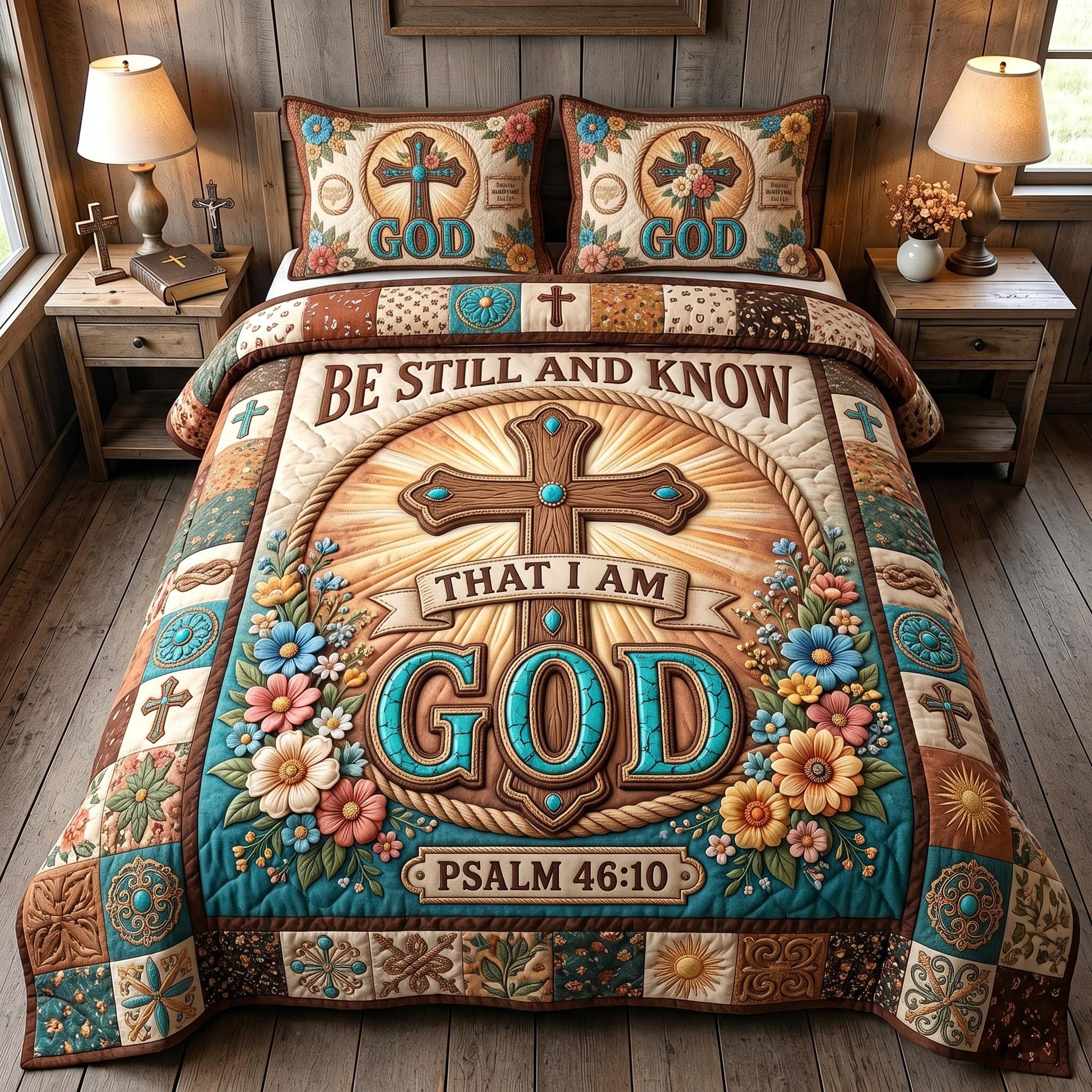 Ranch Faith 3-Piece Quilted Bedding Set GFTOMA12823
