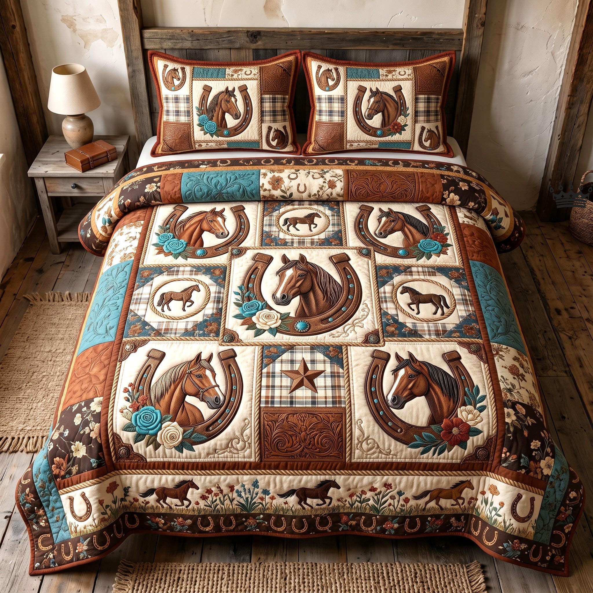 Western Soul 3-Piece Quilted Bedding Set GFTOMA12843