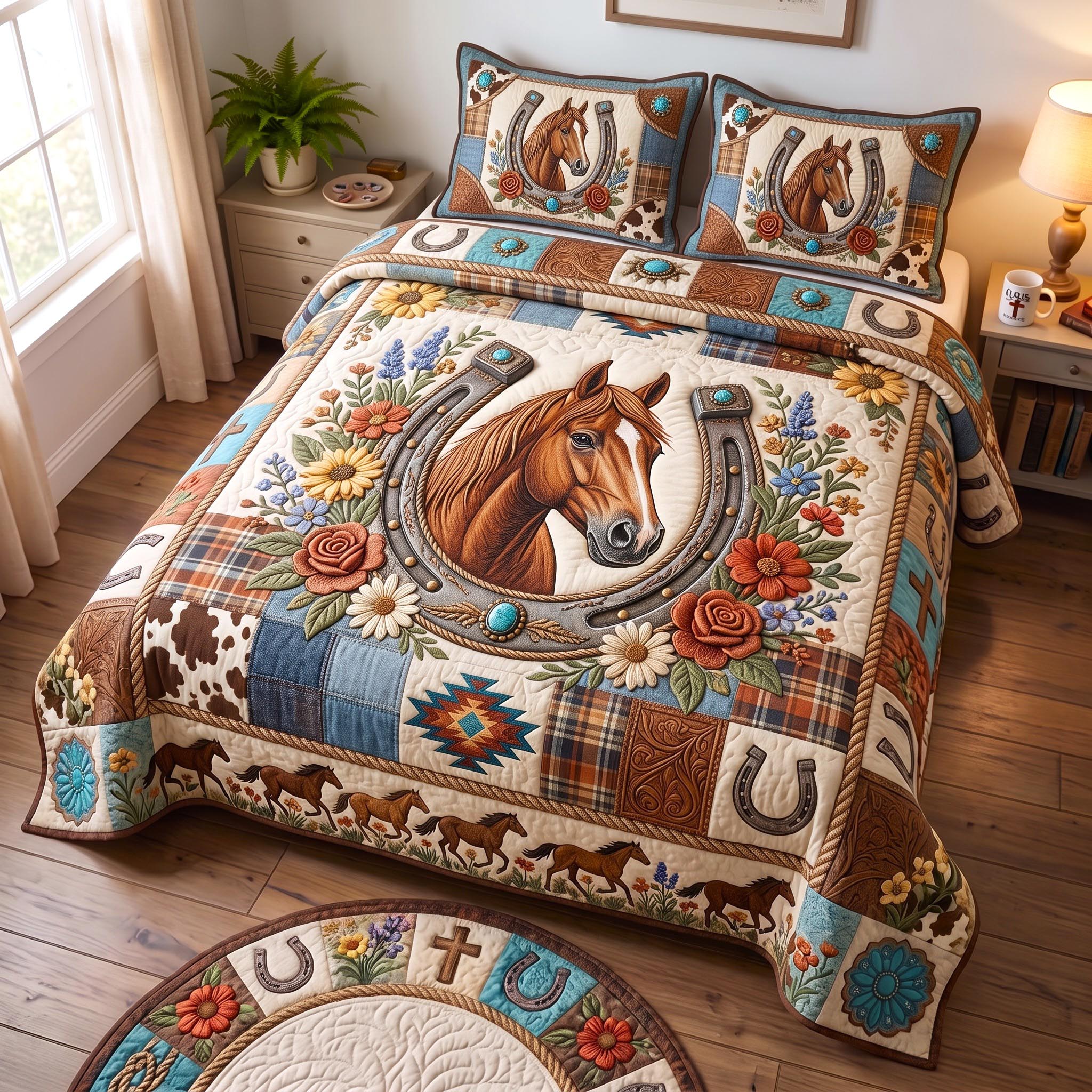 Western Soul 3-Piece Quilted Bedding Set GFTOMA12847