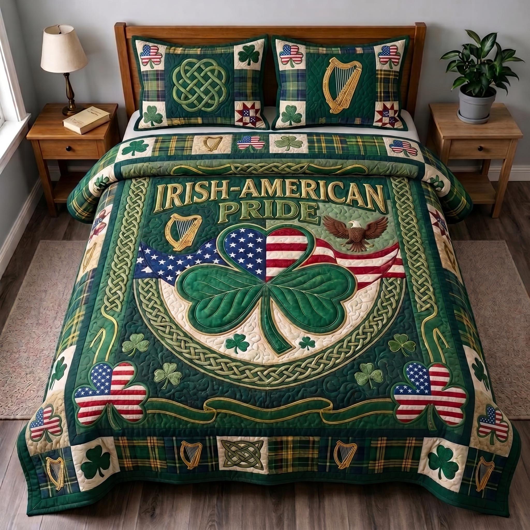 Celtic Spirit 3-Piece Quilted Bedding Set GFTOMA12857