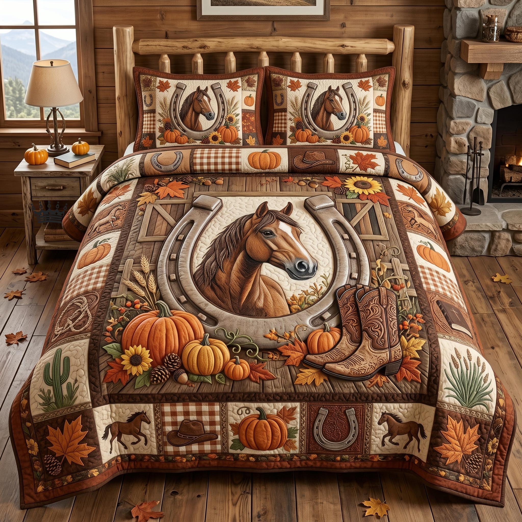 Western Soul 3-Piece Quilted Bedding Set GFTOMA12903
