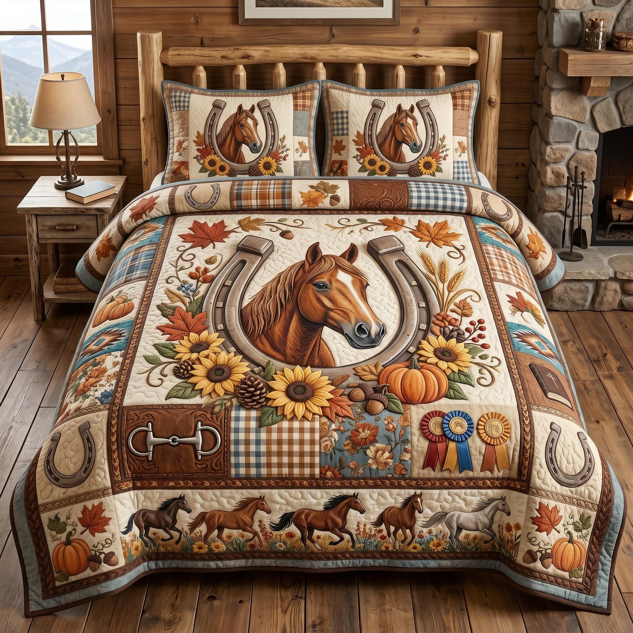 Western Soul 3-Piece Quilted Bedding Set GFTOMA12905