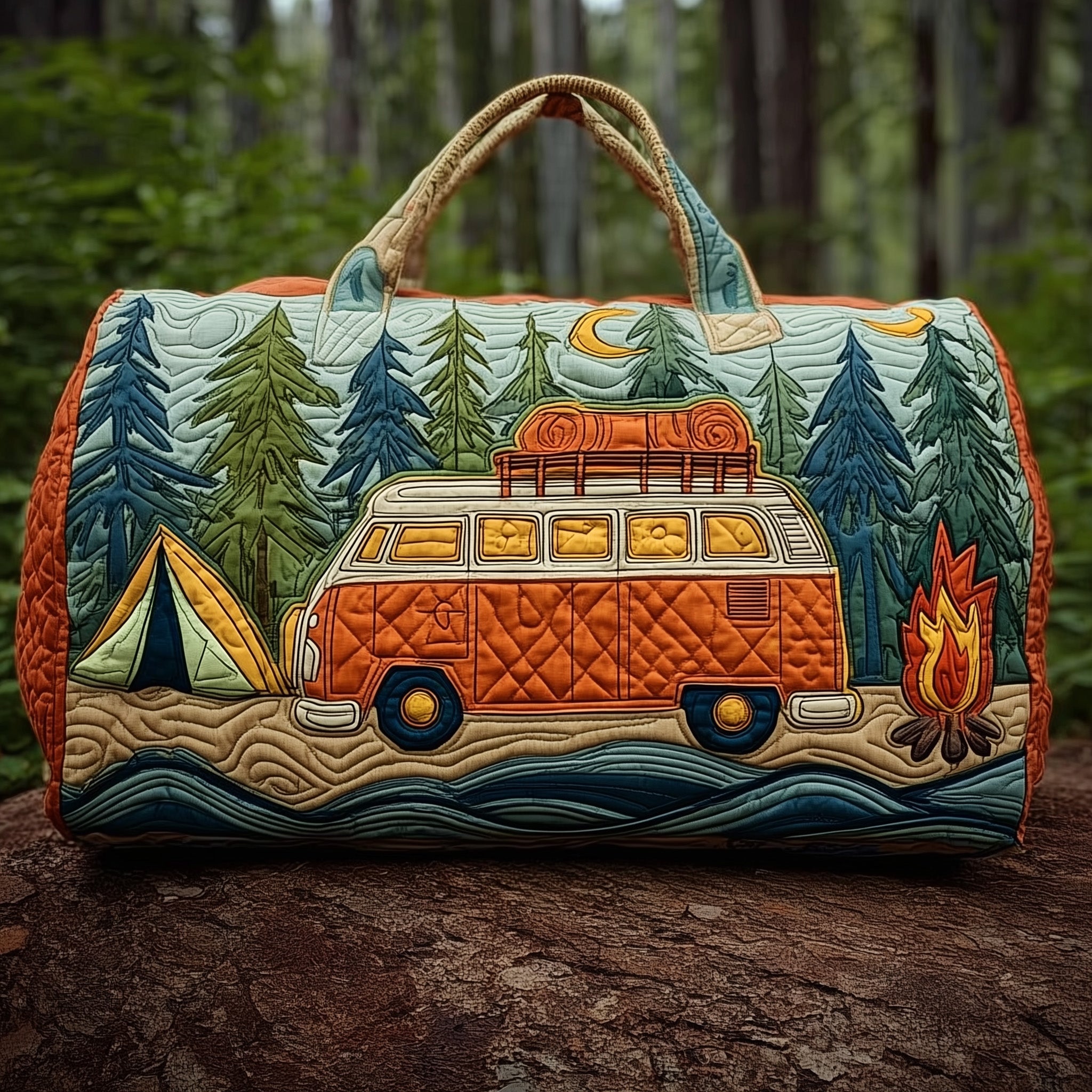 Camping Vibe Quilted Duffle Bag GFTOMA2908