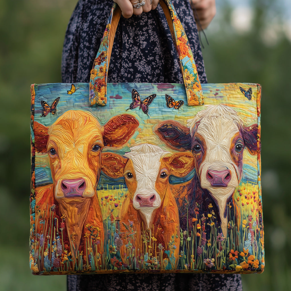 Moo Meadows QuiltedTote Bag GFTOMA3382