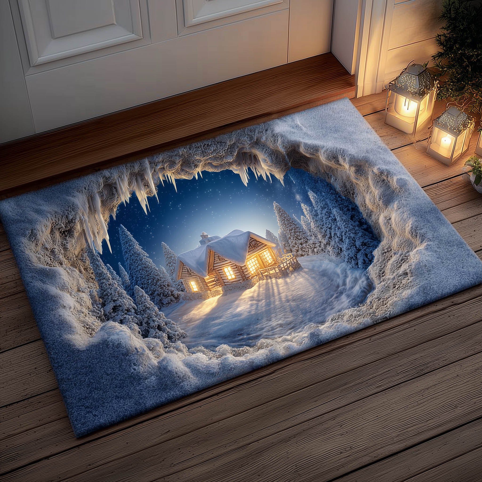 Holiday Village Doormat GFTOMA8242
