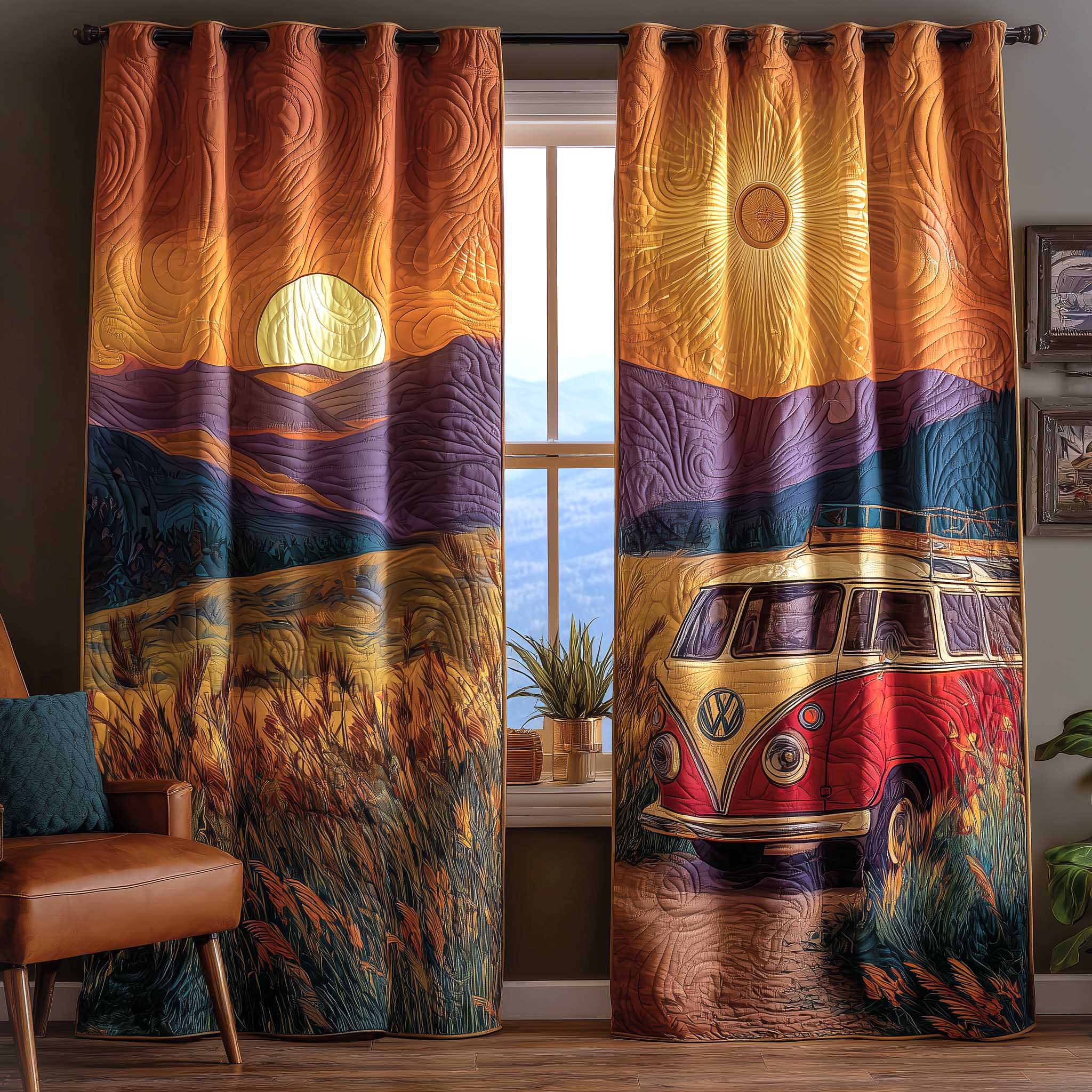 Soul Trip Quilted Curtains GFTOMA8723