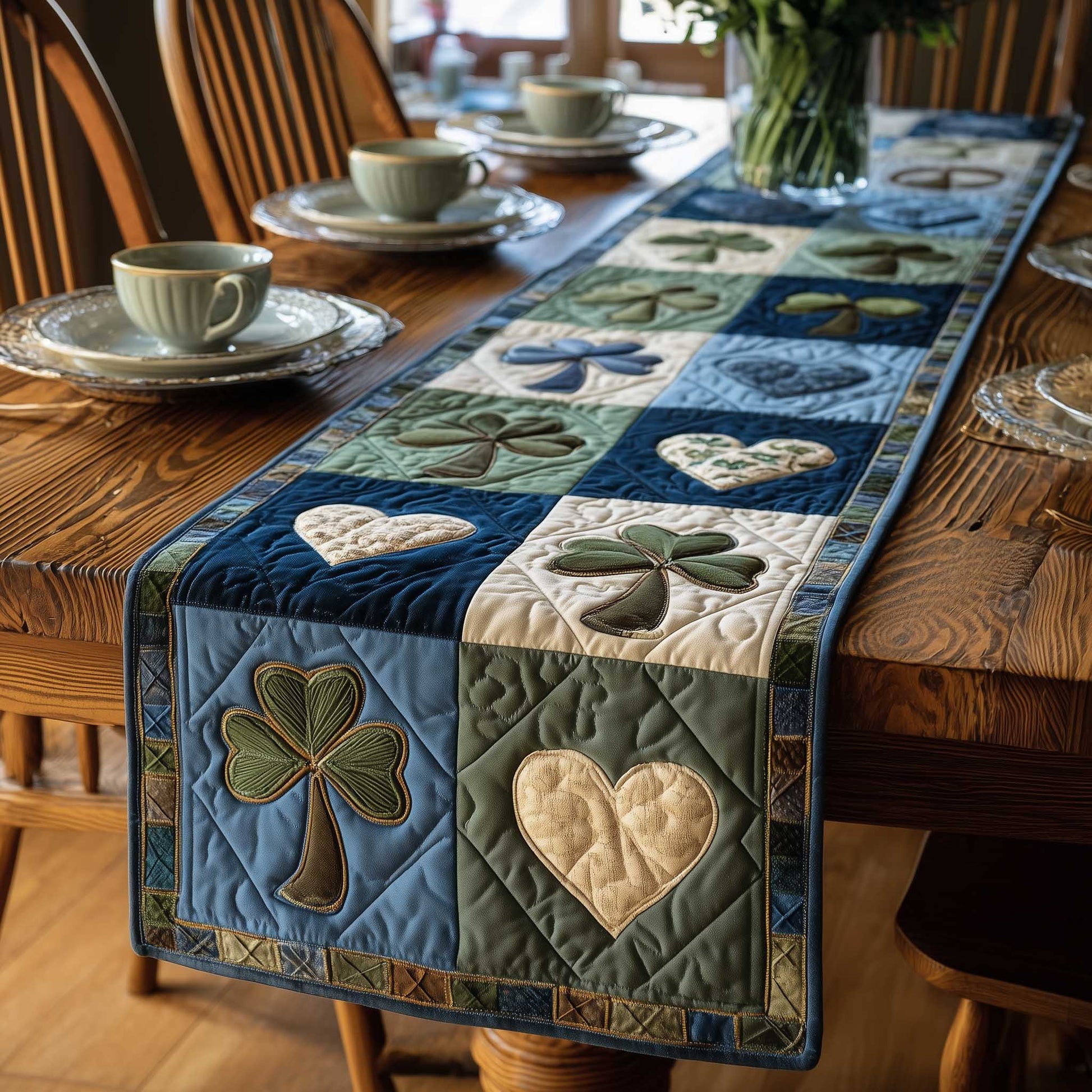 Irish Blessings QuiltedTable Runner GFTOMA8746
