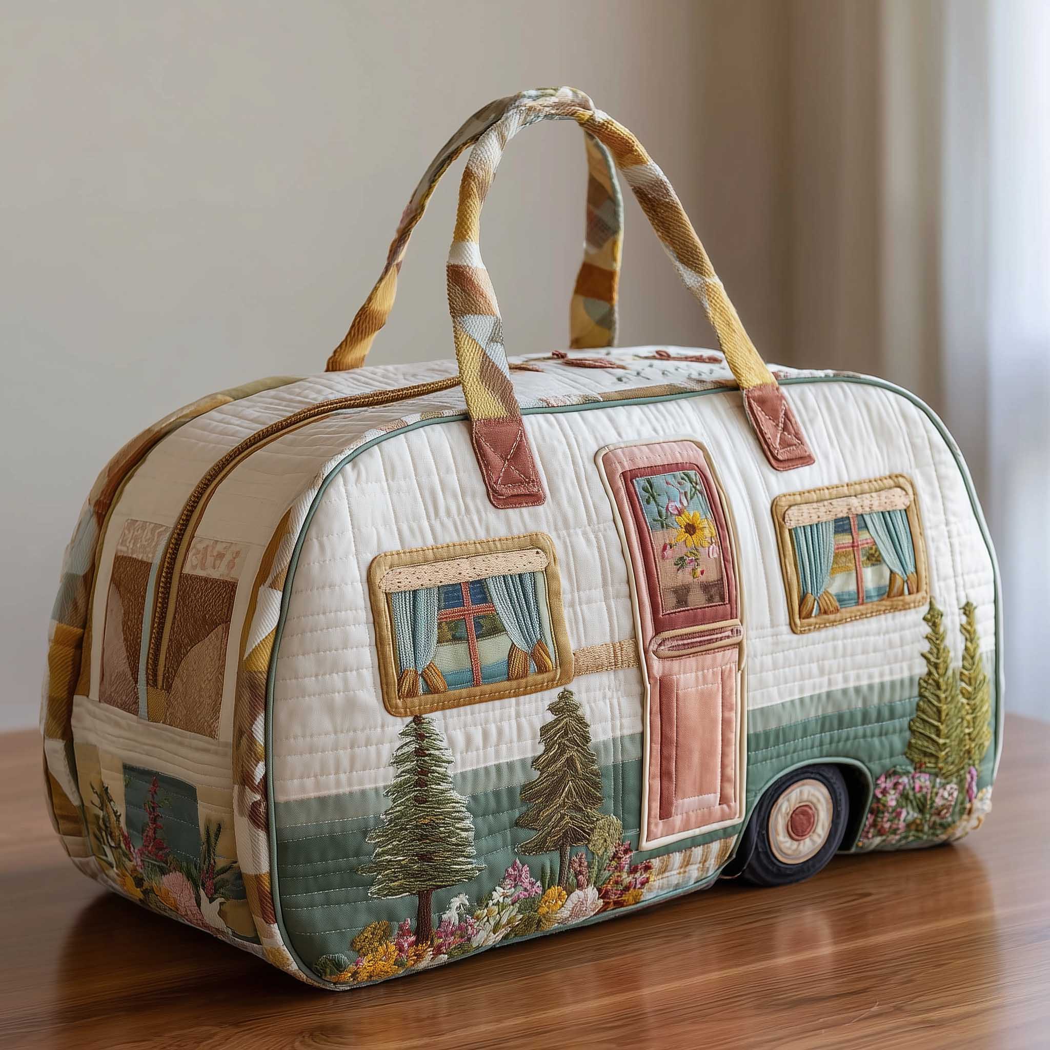 Cozy Camper Quilted Duffle Bag GFTOMA8884