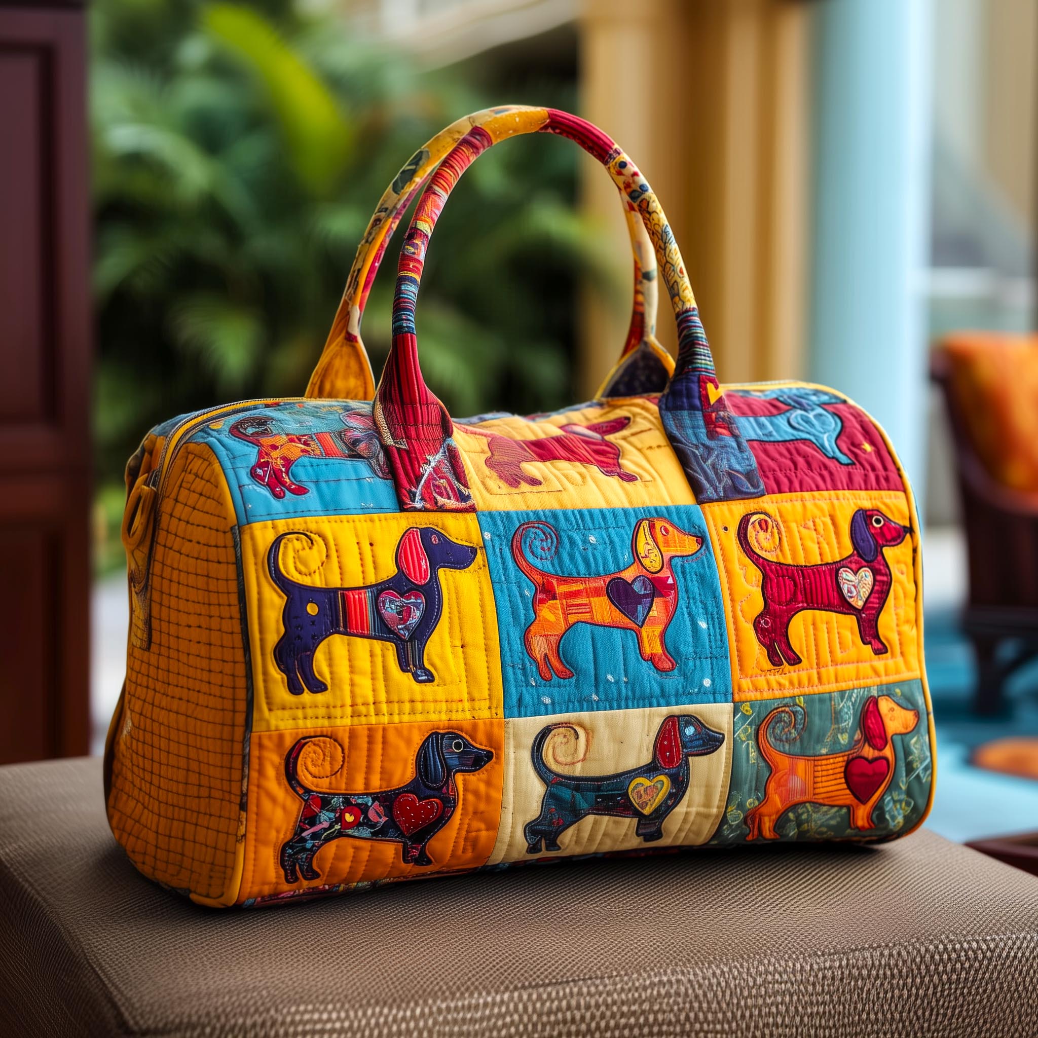 Long Paws Quilted Duffle Bag GFTOMA9194