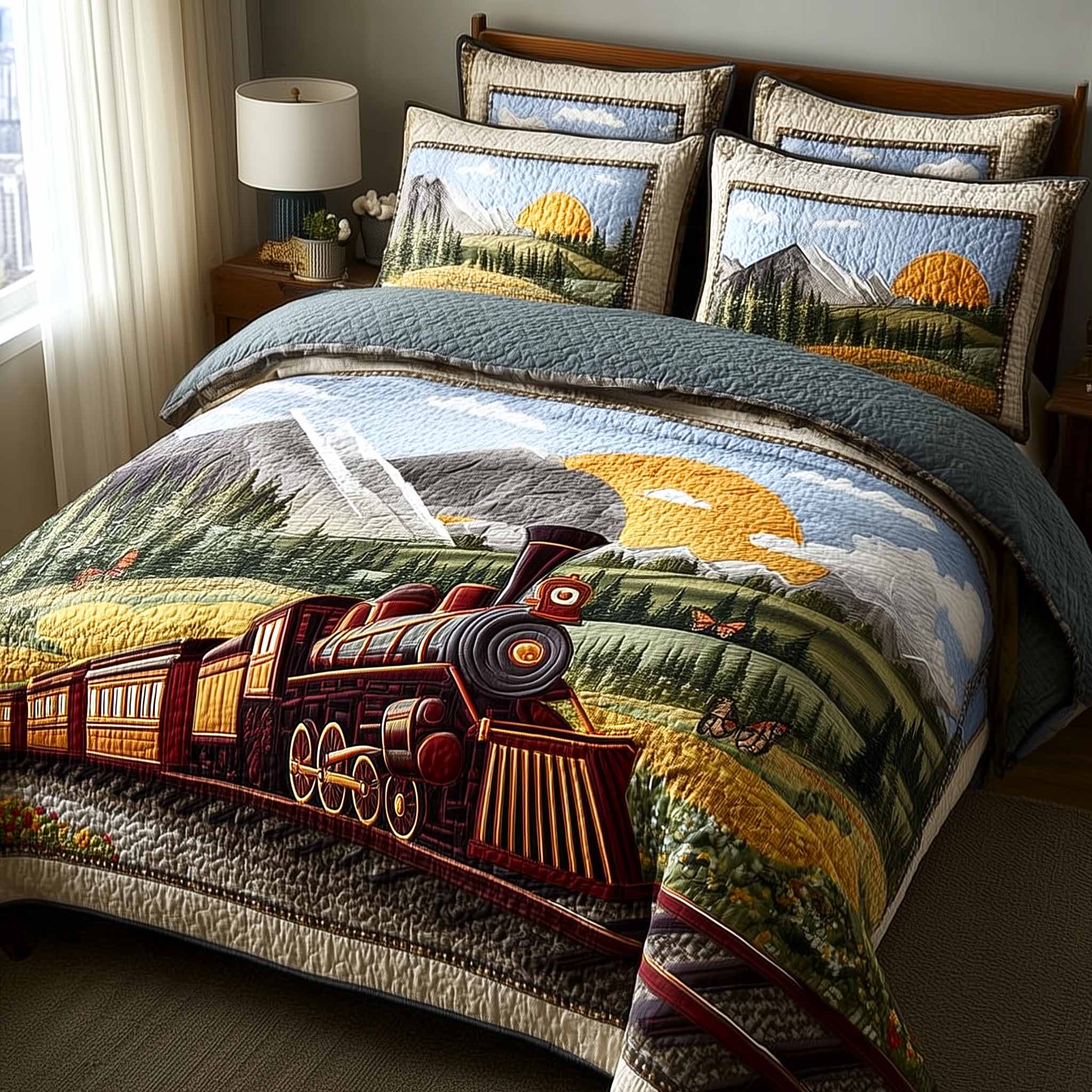 Prairie Ride 3-Piece Quilted Bedding Set GFTOMA9417