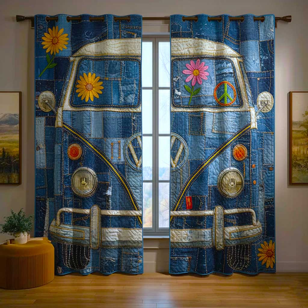 Road Trip Quilted Curtains GFTOMA9587