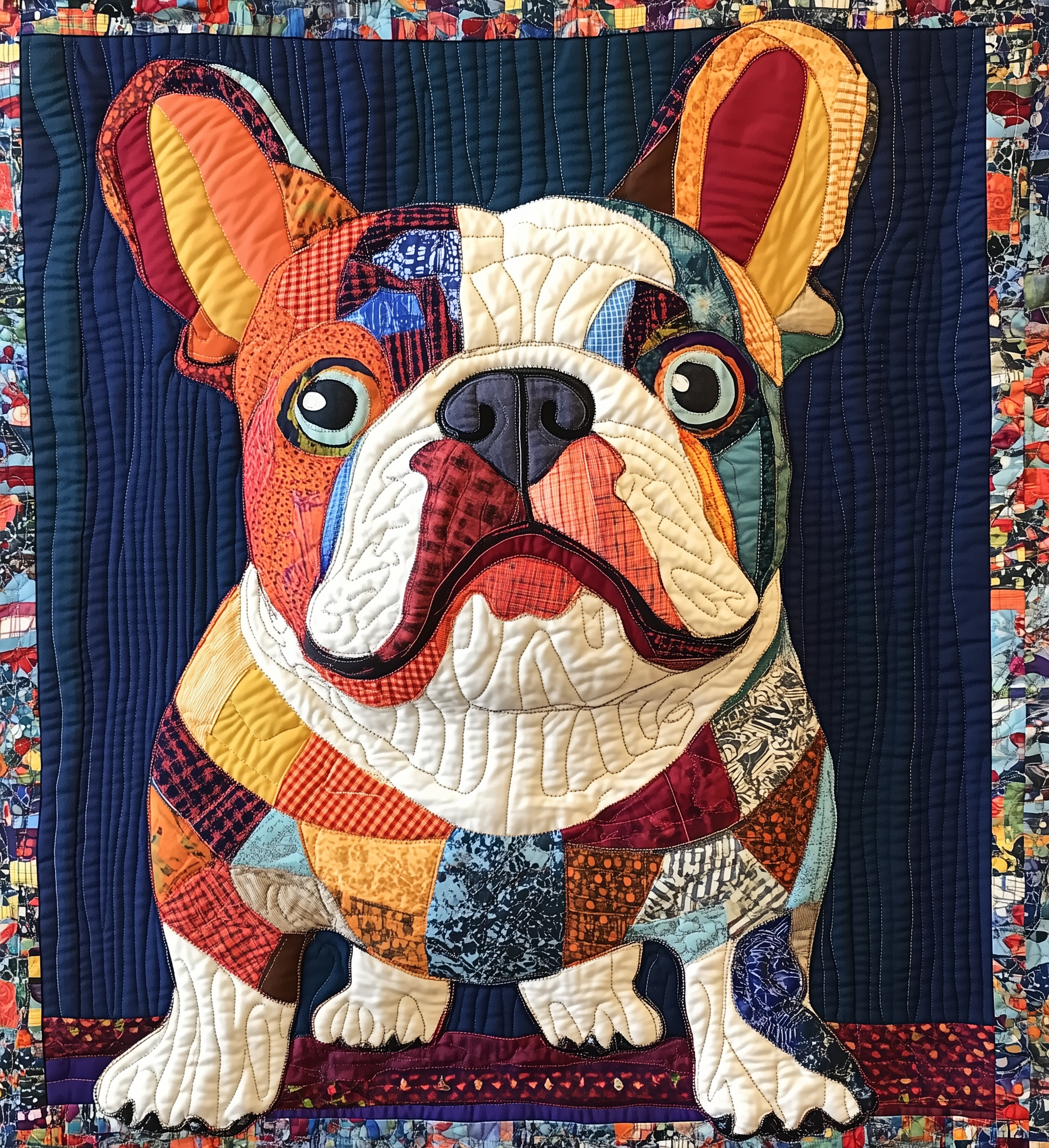 Bulldog Quilted Blanket GFTONL2128