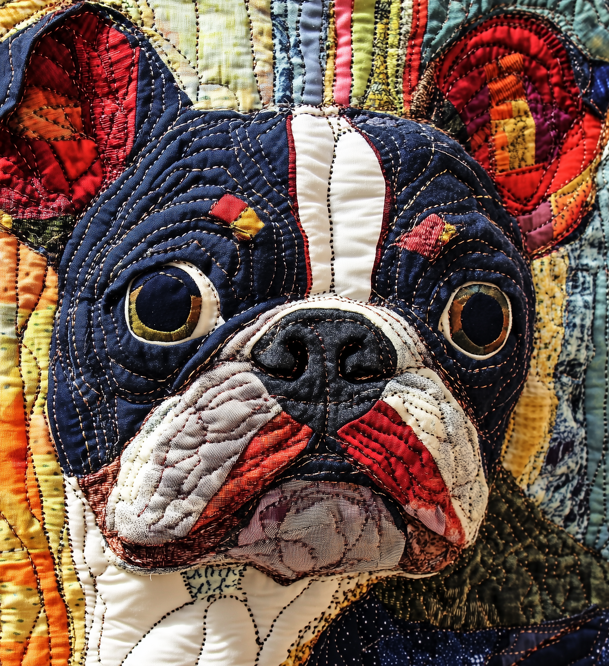 Bulldog Quilted Blanket GFTONL2140