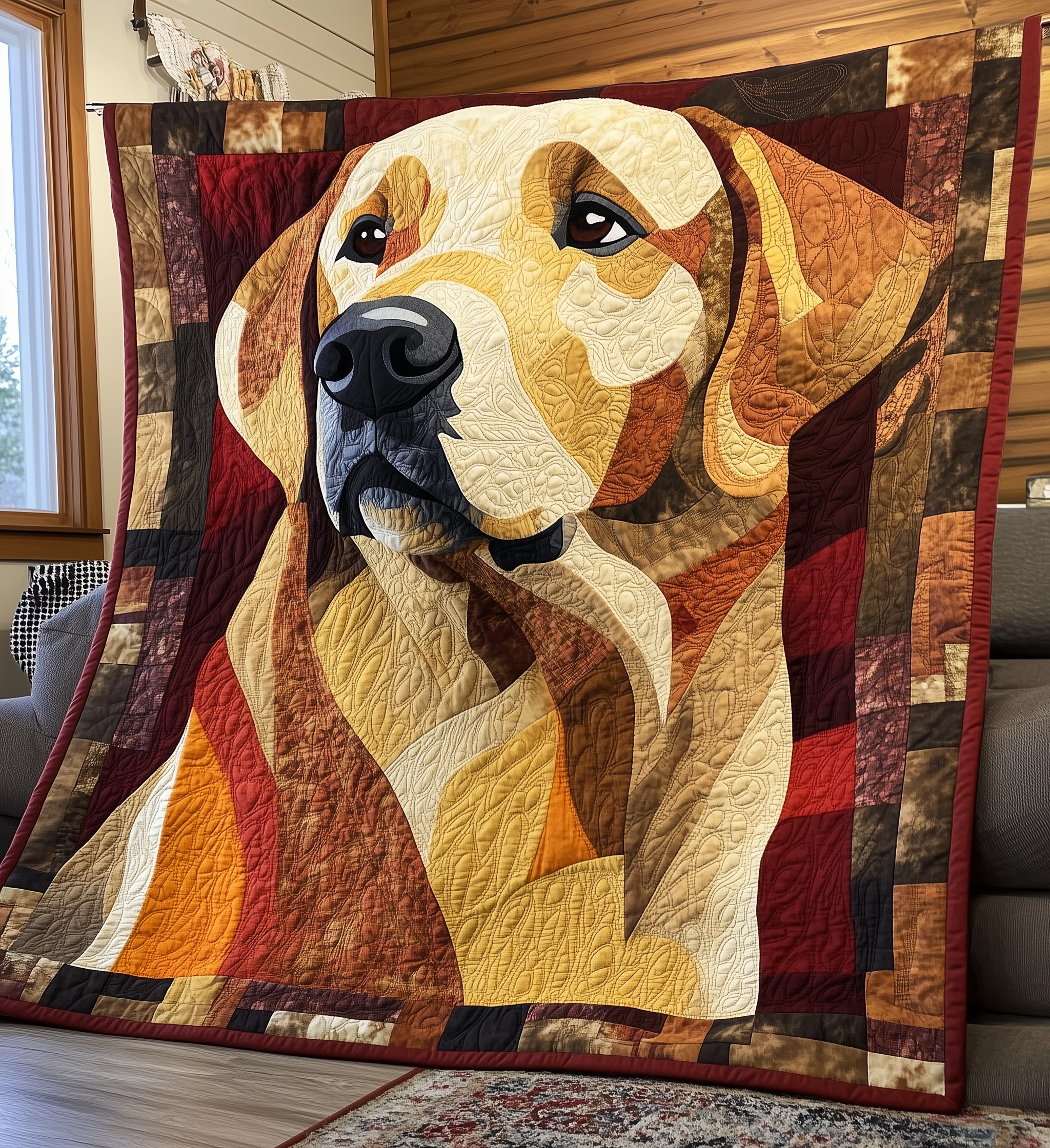 Labrador Retriever Quilted Blanket GFTONL2179