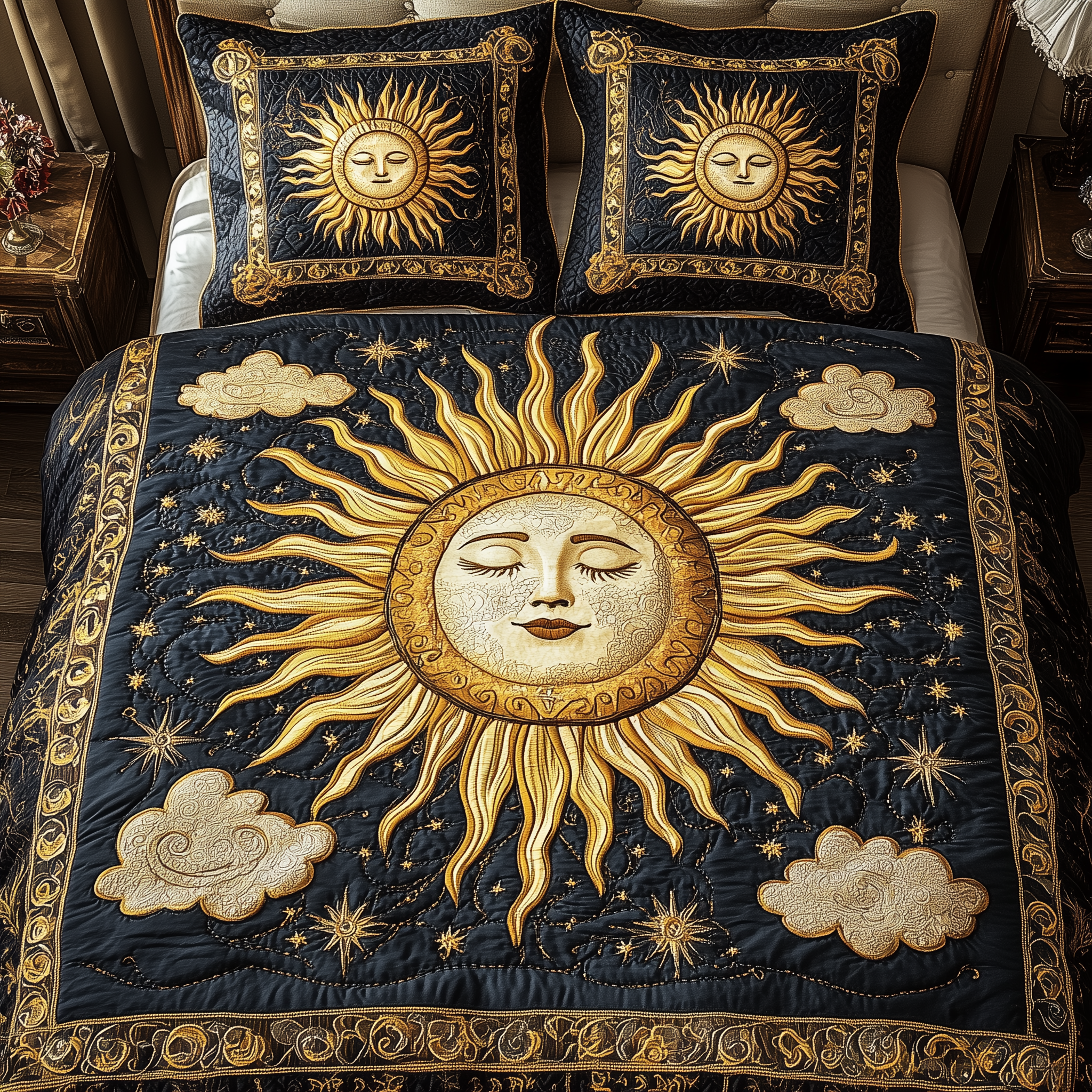 Spirit Of The Sun 3-Piece Quilted Bedding Set GFTONL2350