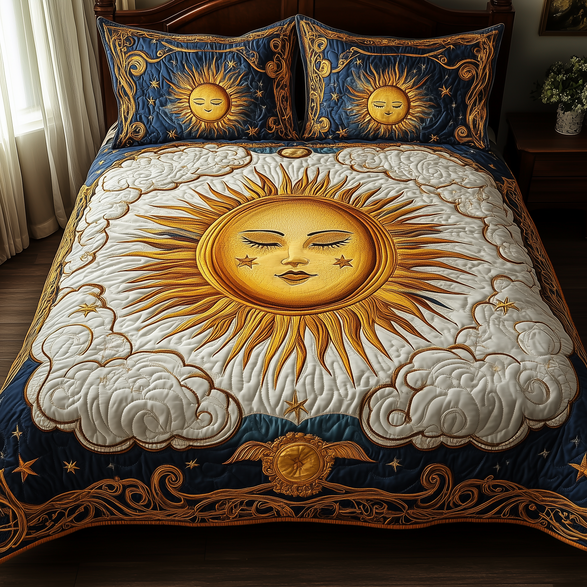 Spirit Of The Sun 3-Piece Quilted Bedding Set GFTONL2354