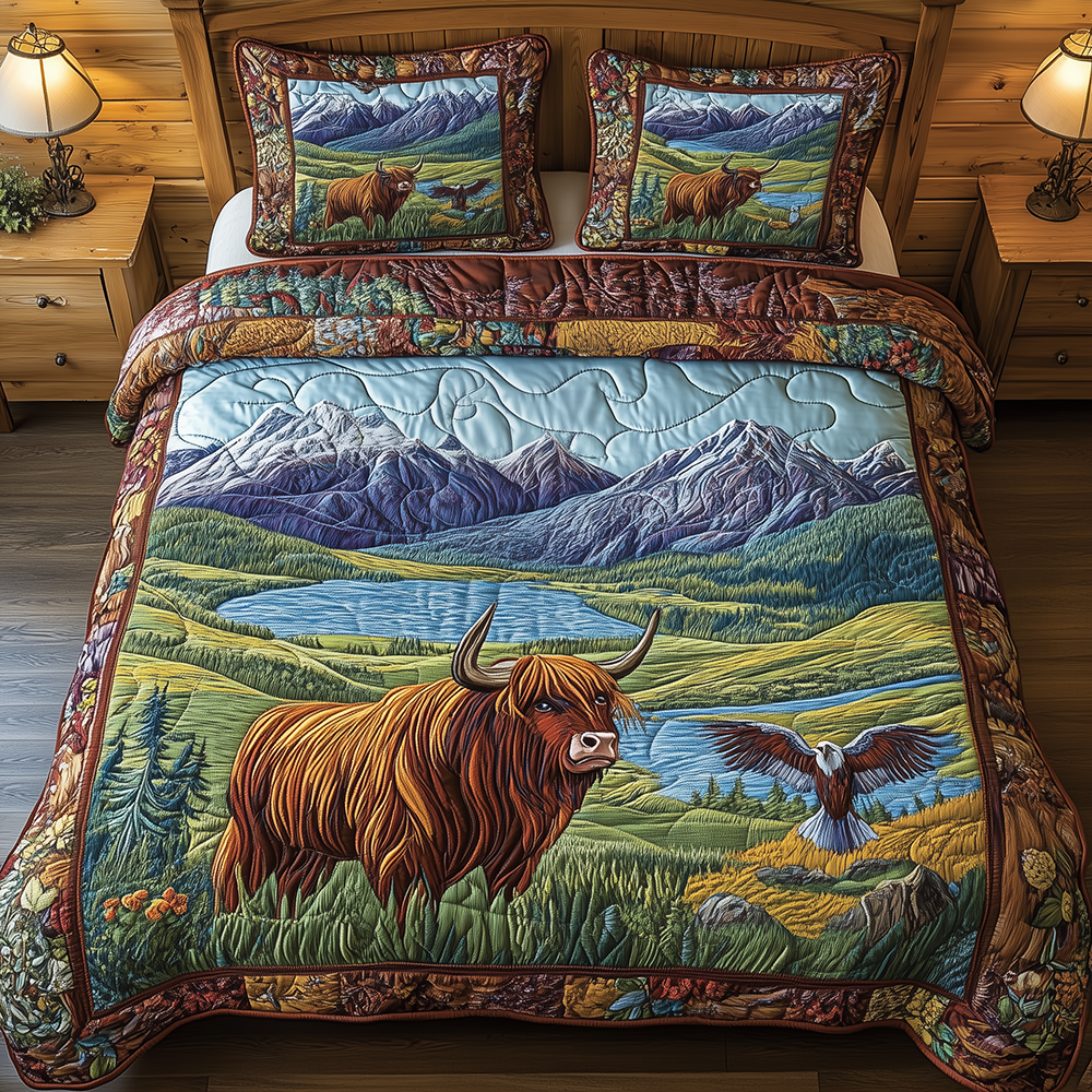 Harmony Highland 3-Piece Quilted Bedding Set GFTONL2521