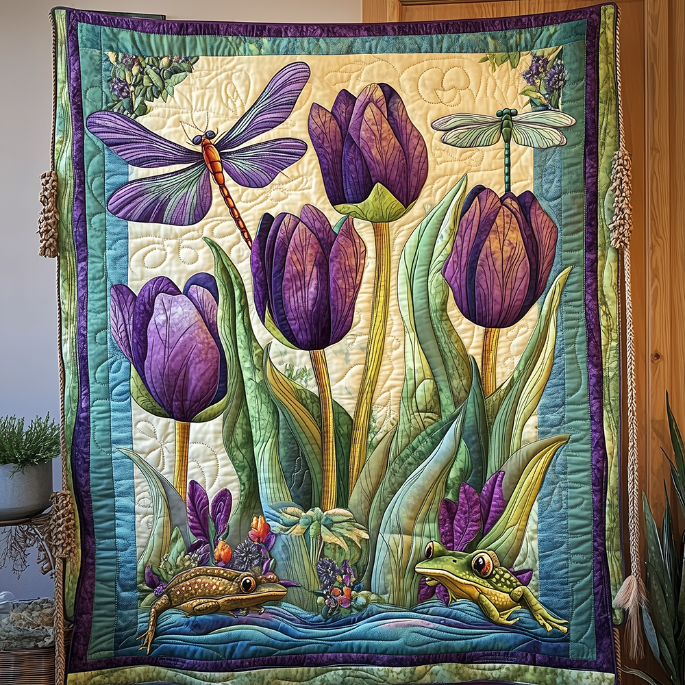 Floral Glider Quilted Blanket GFTONL2573