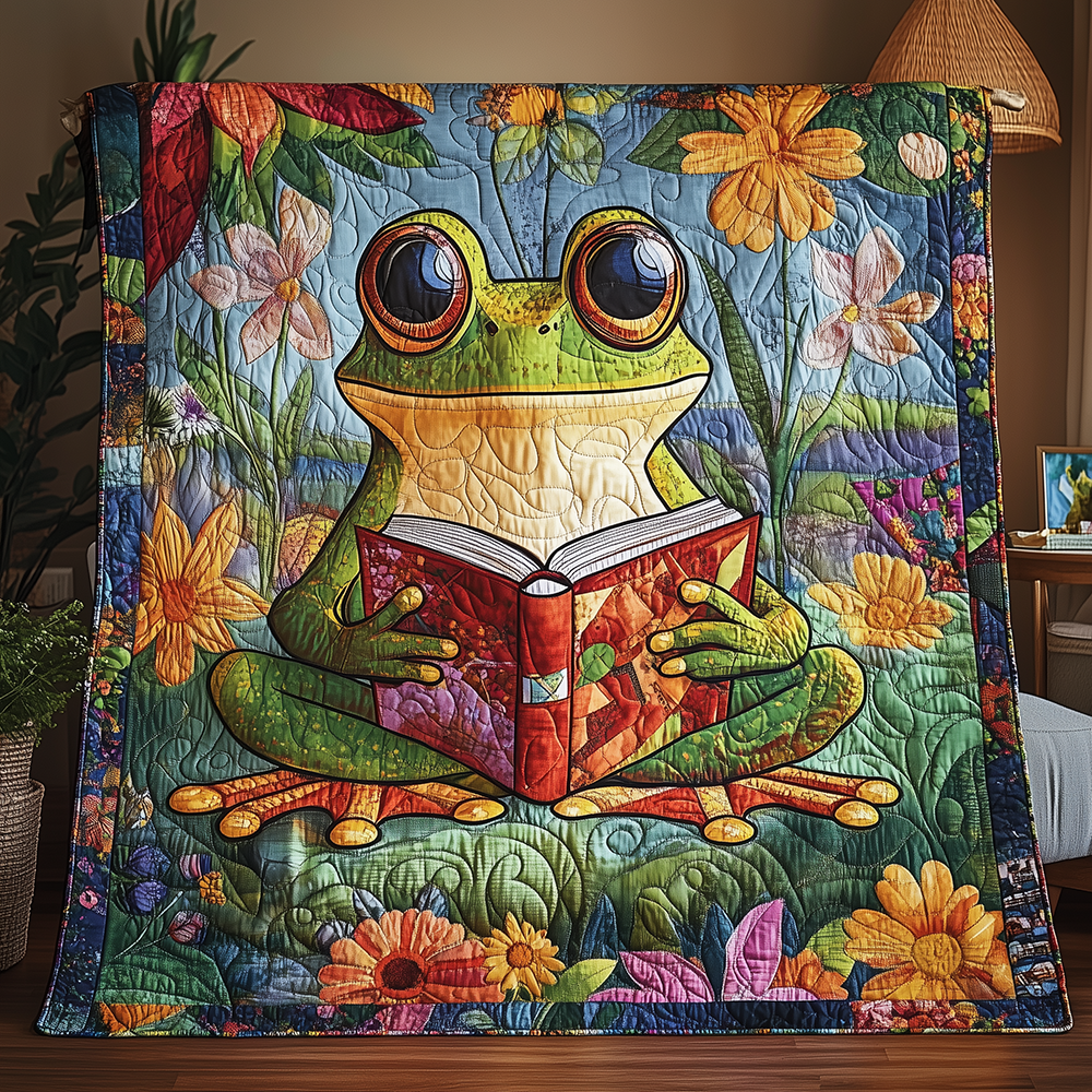 Wisdom Toad Quilted Blanket GFTONL2577