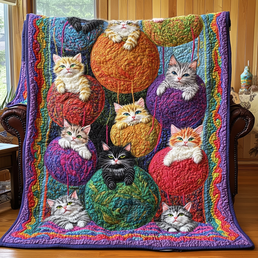 Furry Friends Quilted Blanket GFTONL2590