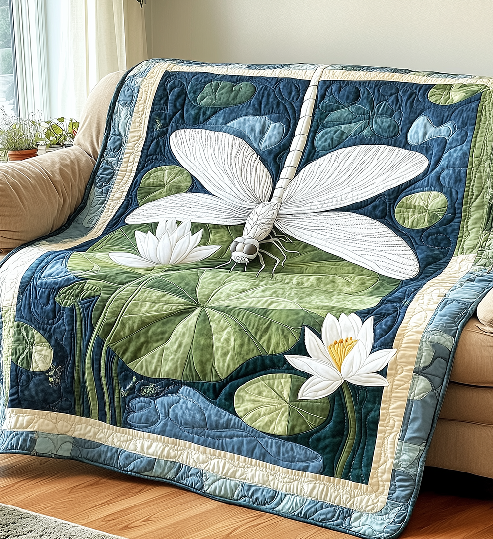Dragonfly Quilted Blanket GFTONL2612