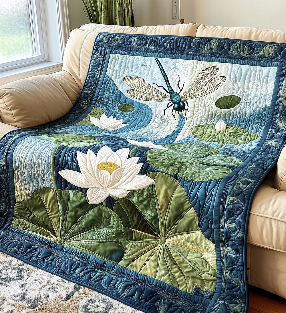 Dragonfly Quilted Blanket GFTONL2613