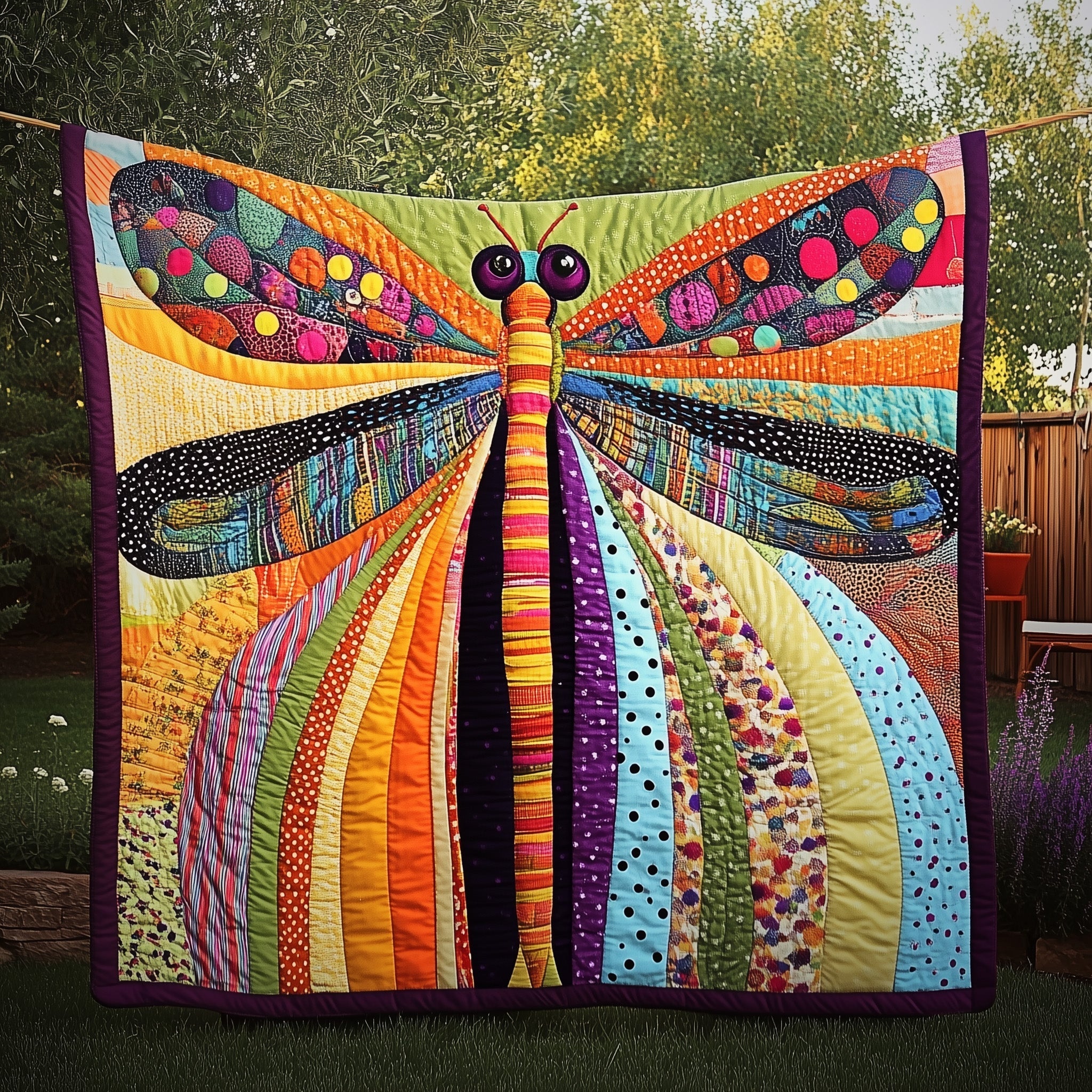 Dragonfly Quilted Blanket GFTONL2754