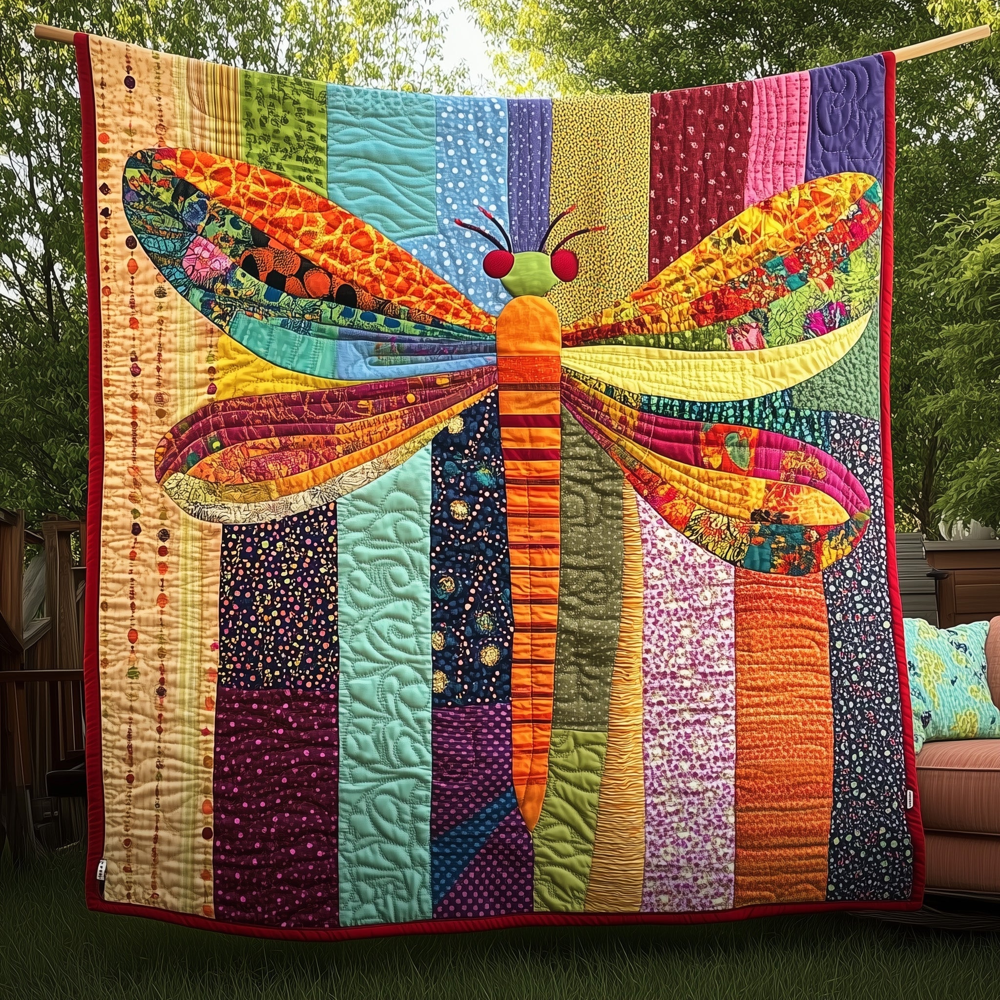 Dragonfly Quilted Blanket GFTONL2756
