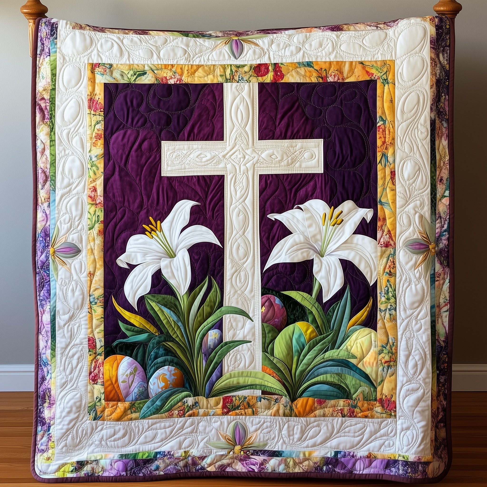 Easter Serenity Quilted Blanket GFTONL2940