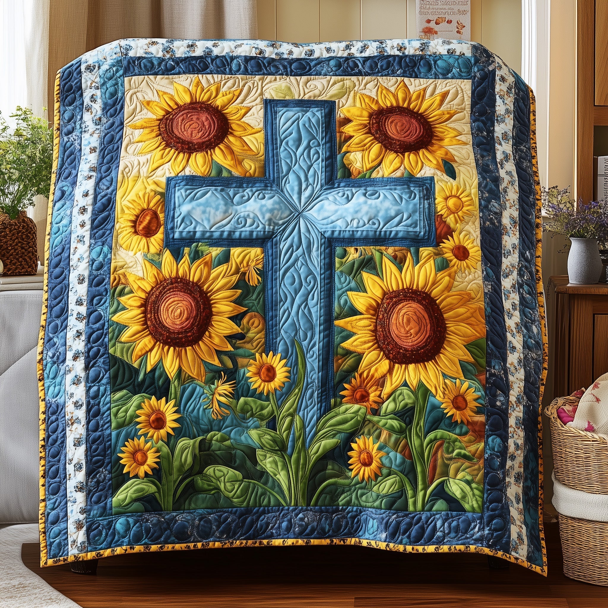 Radiant Faith Quilted Blanket GFTONL2952