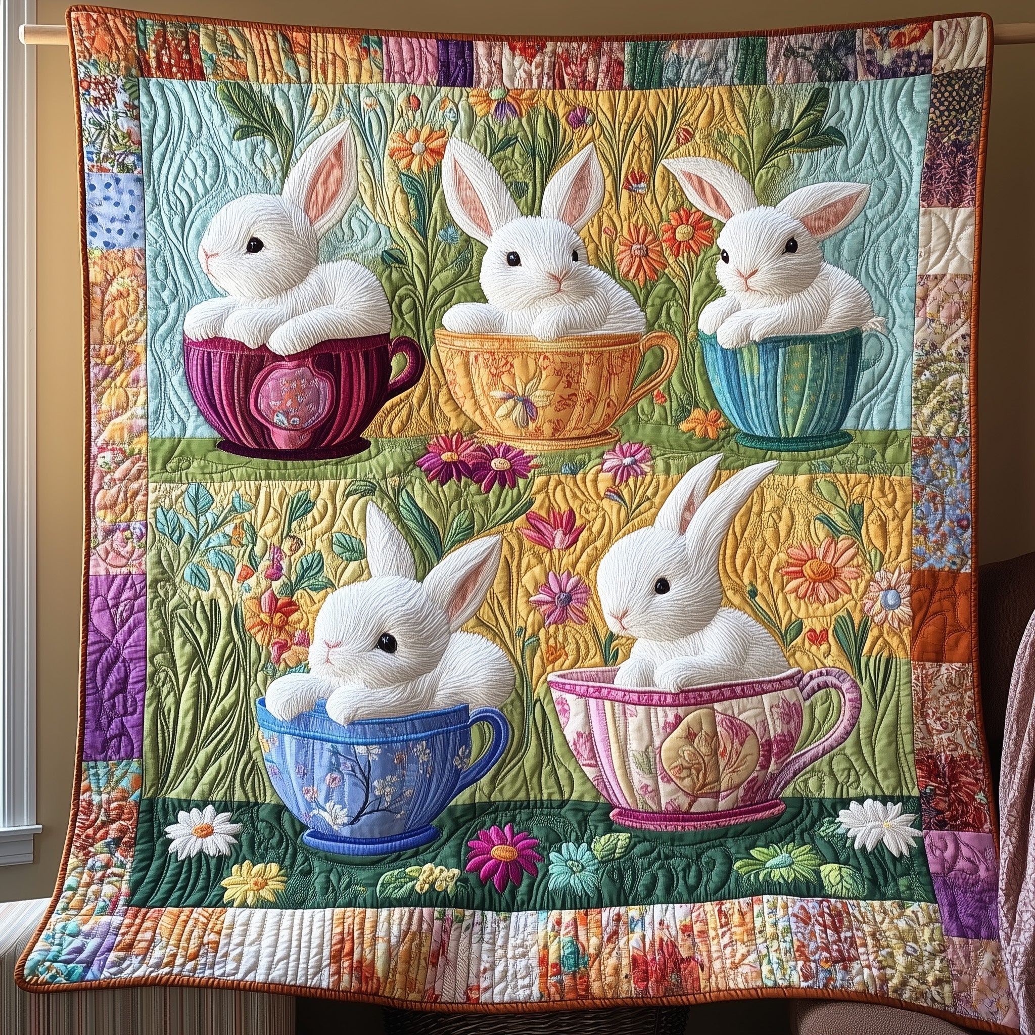 Easter Joy Quilted Blanket GFTONL3006