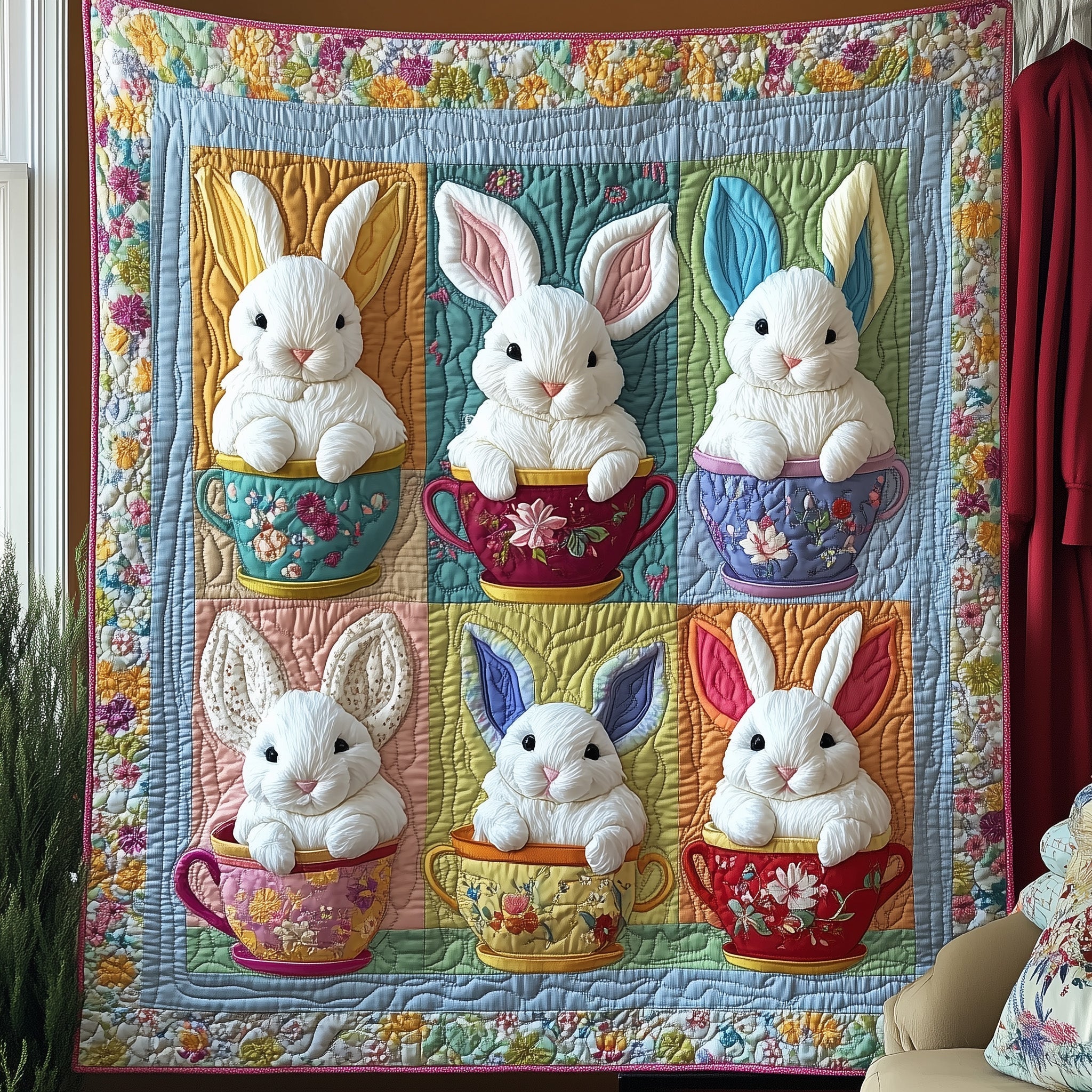 Easter Joy Quilted Blanket GFTONL3011