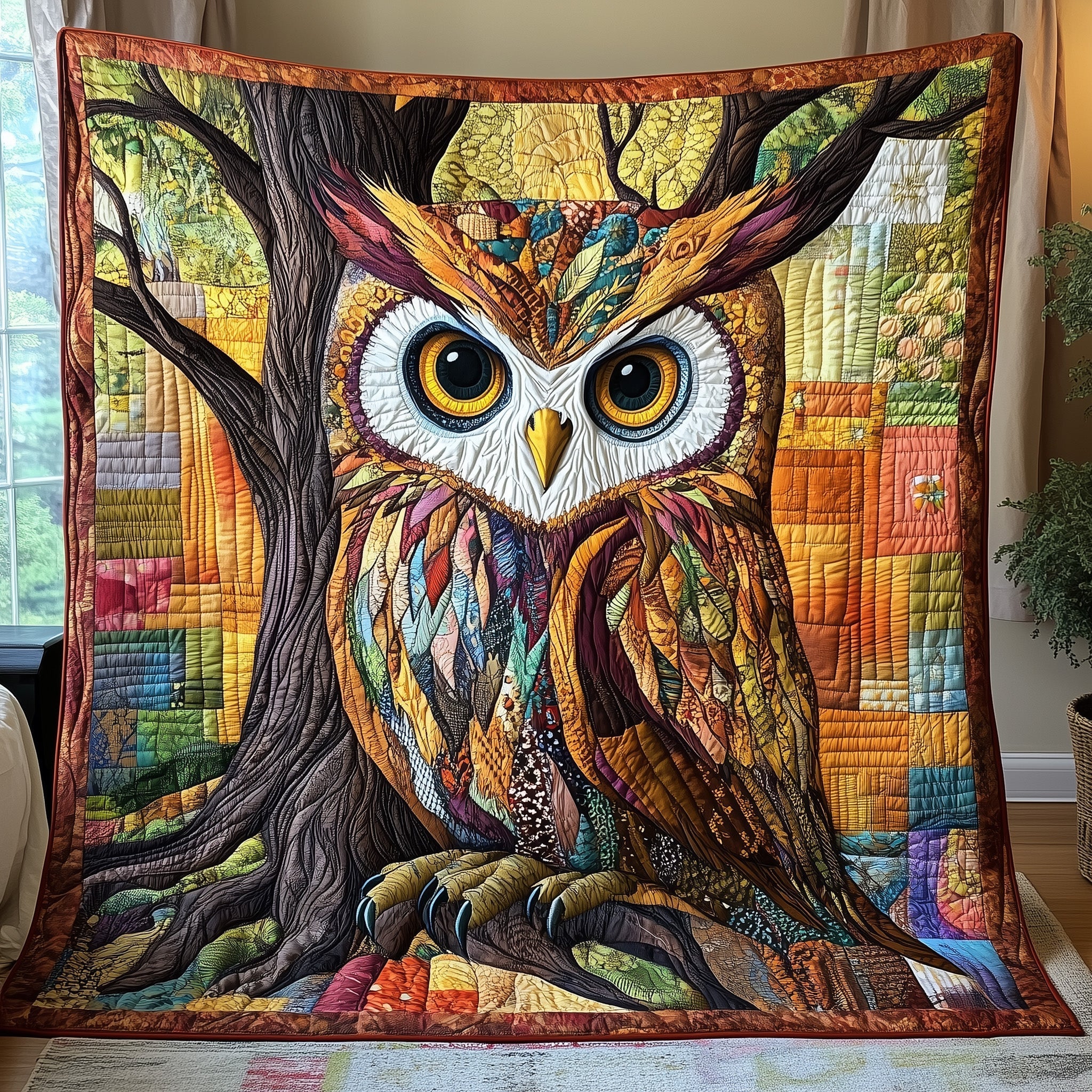 Owl Quilted Blanket GFTONL3106