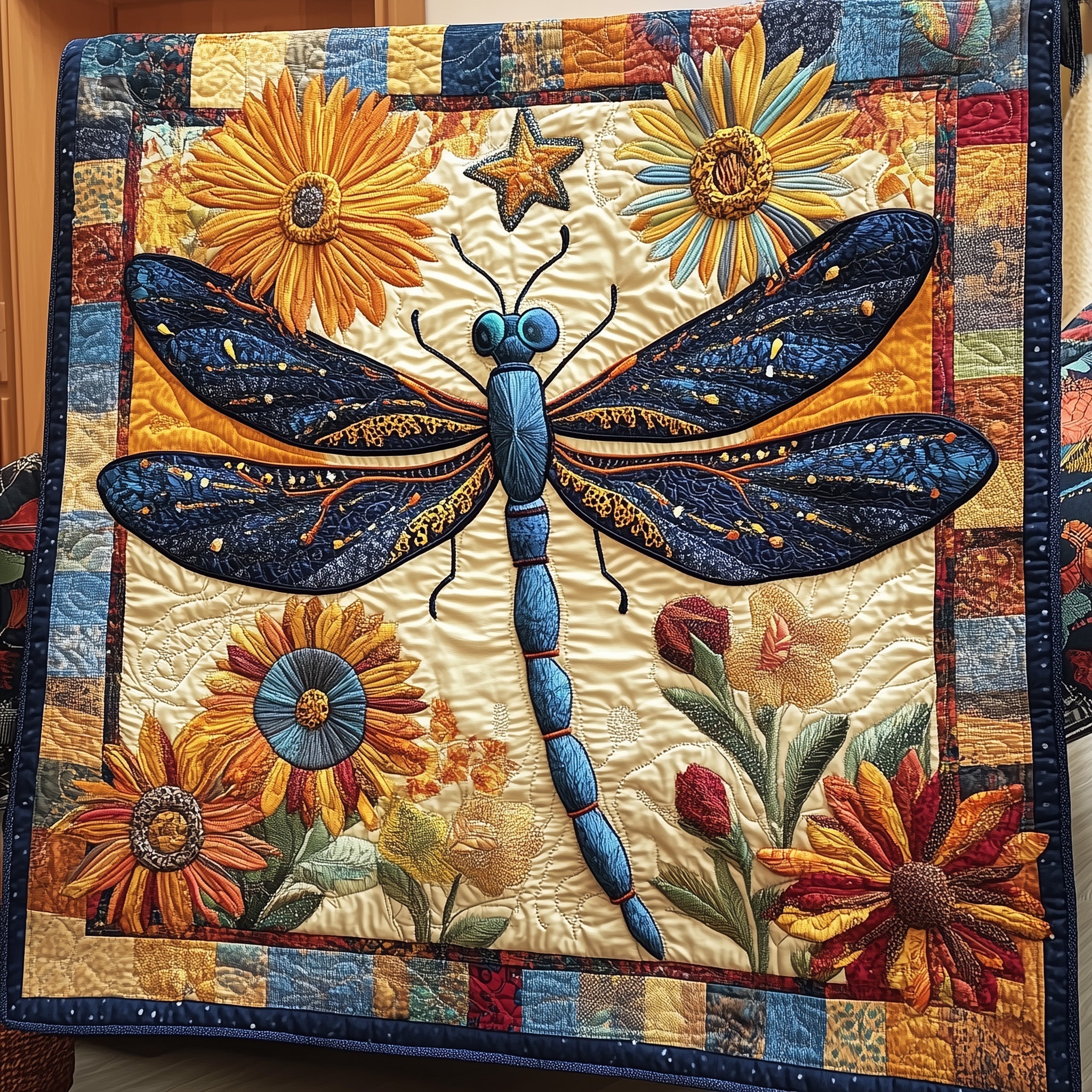 Dragonfly Charm Quilted Blanket GFTONL3167