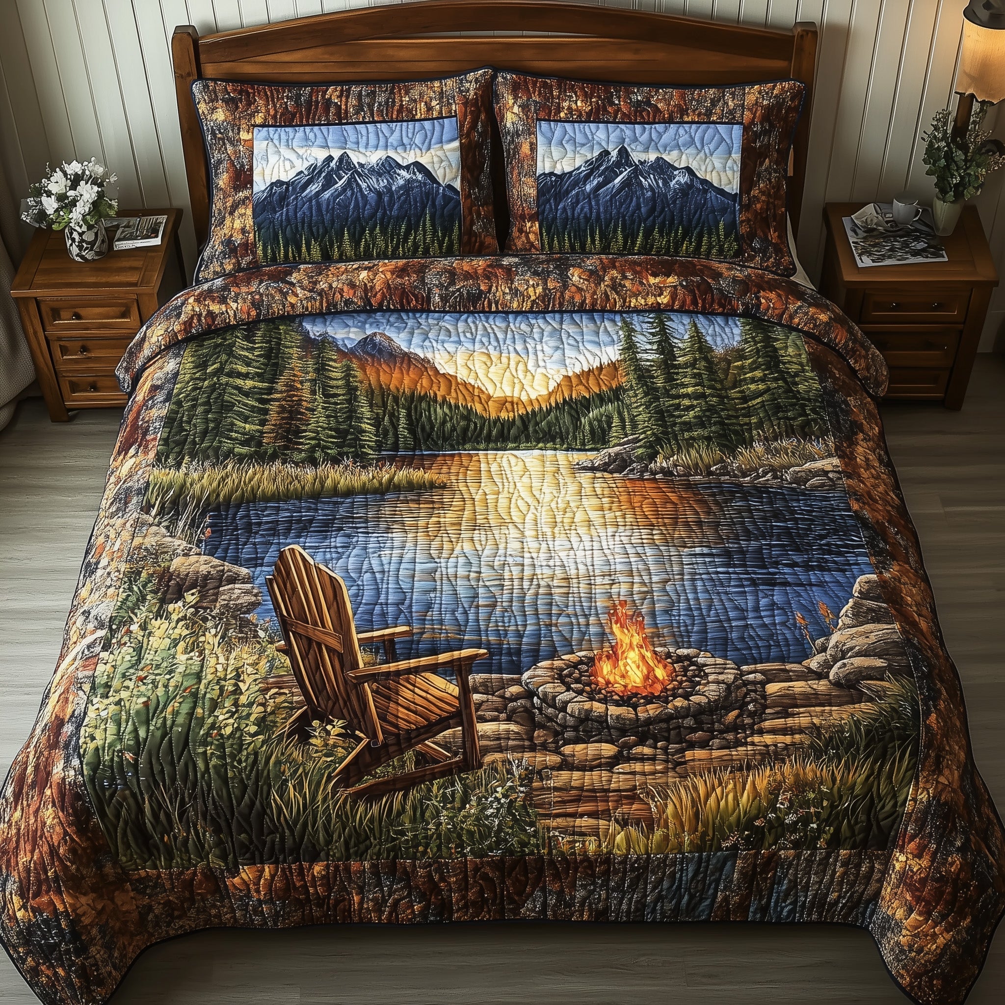 Cozy Harmony 3-Piece Quilted Bedding Set GFTONL3793
