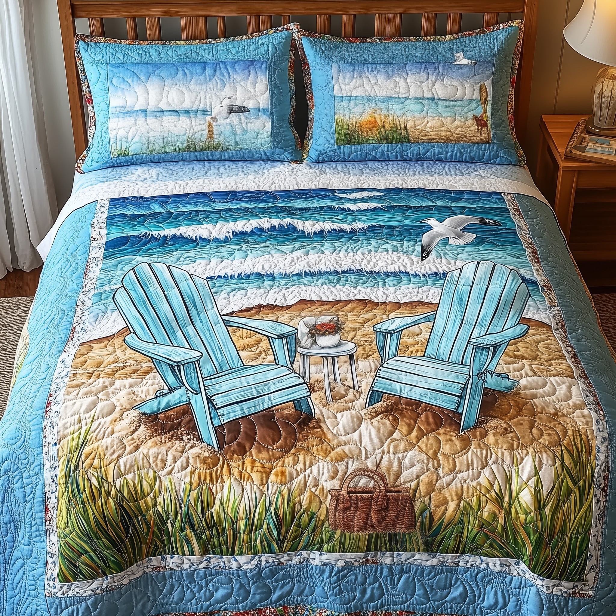 Summer Is Calling 3-Piece Quilted Bedding Set GFTONL3916