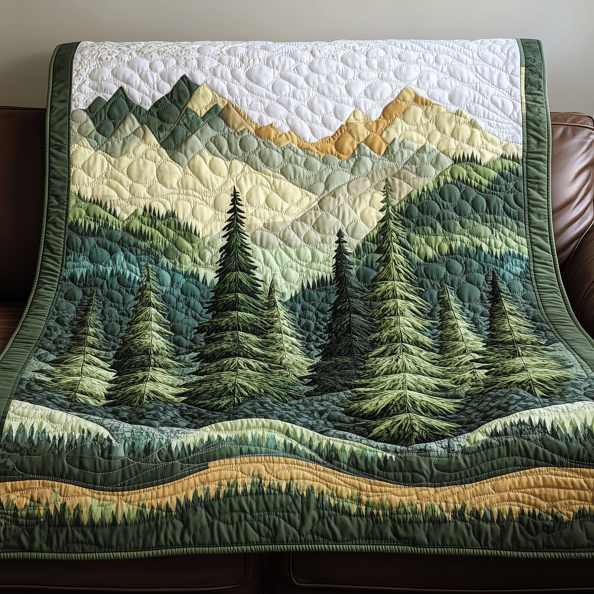 Misty Forest Quilted Blanket GFTONL4048