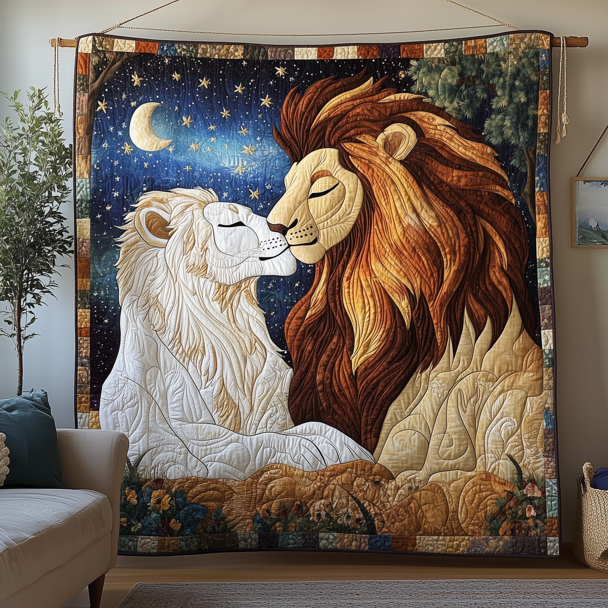 Moonlit Majesty Quilted Blanket GFTONL4106