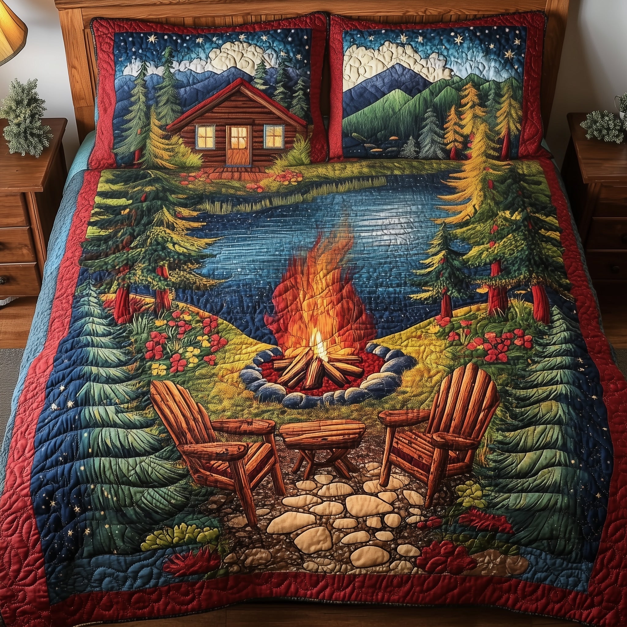 Nature Giggles  3-Piece Quilted Bedding Set GFTONL4126