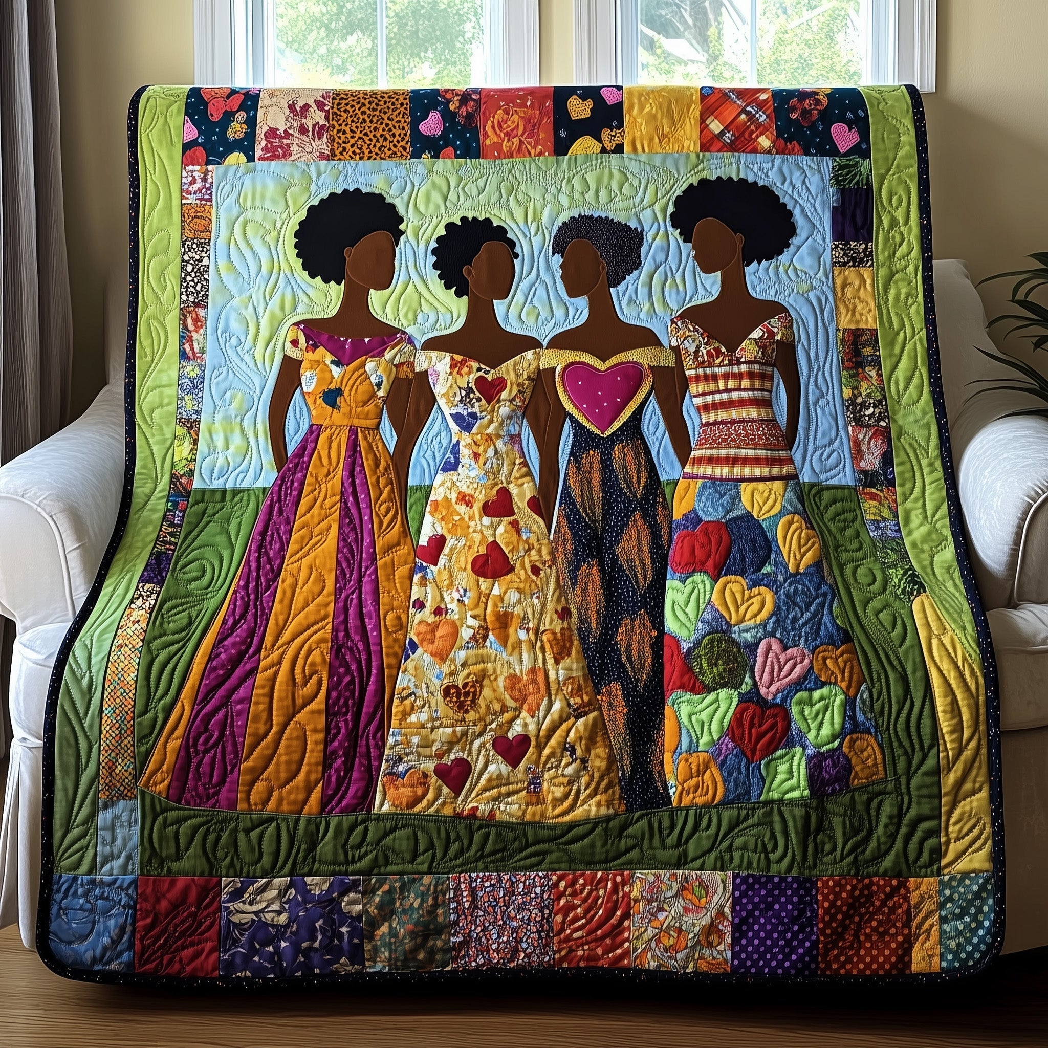 Junteenth Quilted Blanket GFTONL4651