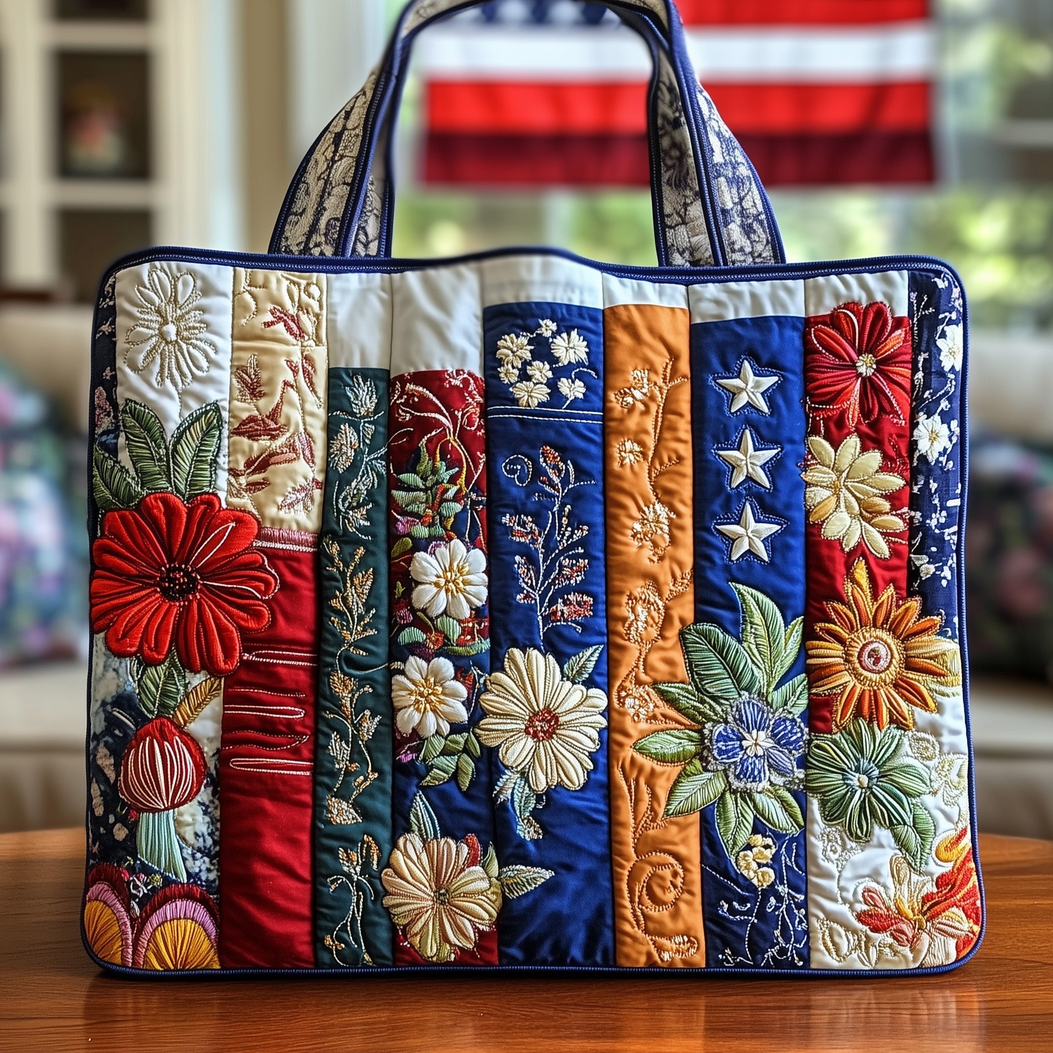 Bookworm Quilted Tote Bag GFTONL4869