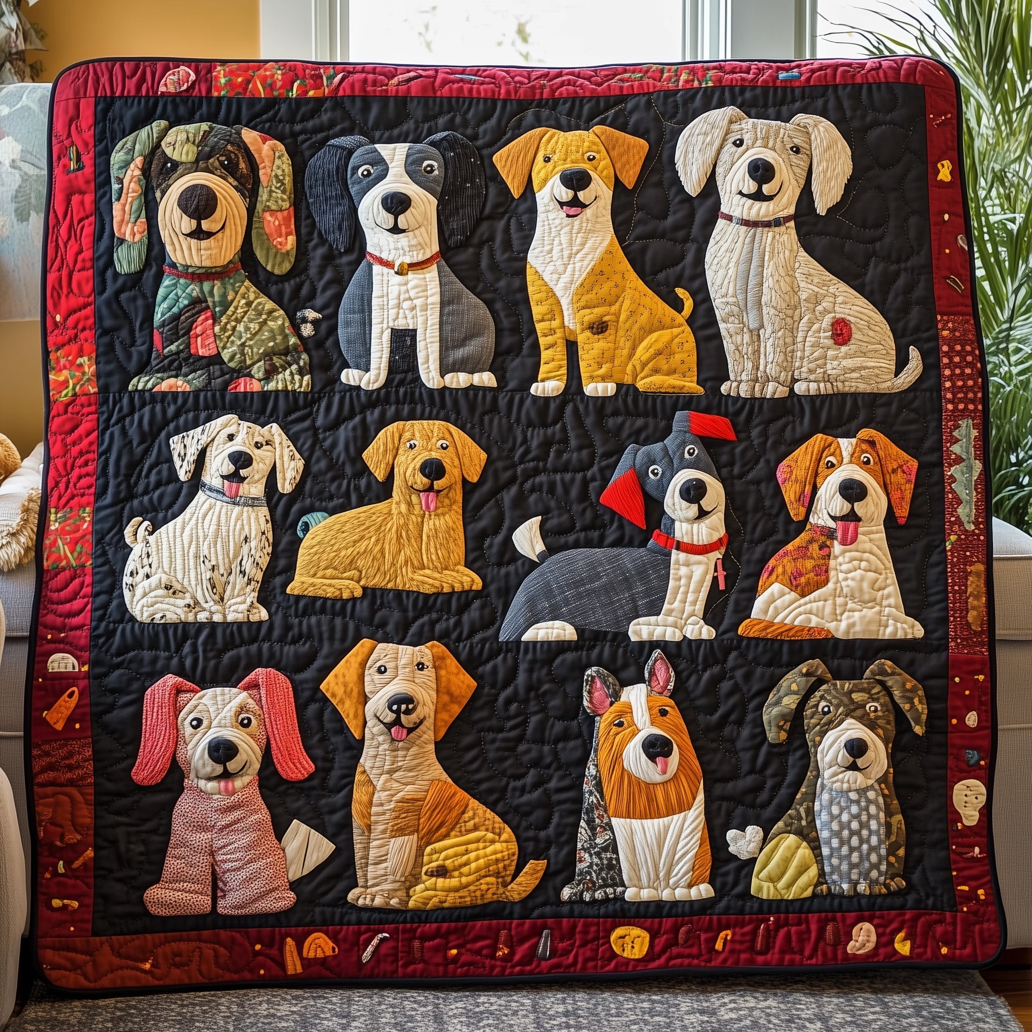 Dog Vibe Quilted Blanket GFTONL4900