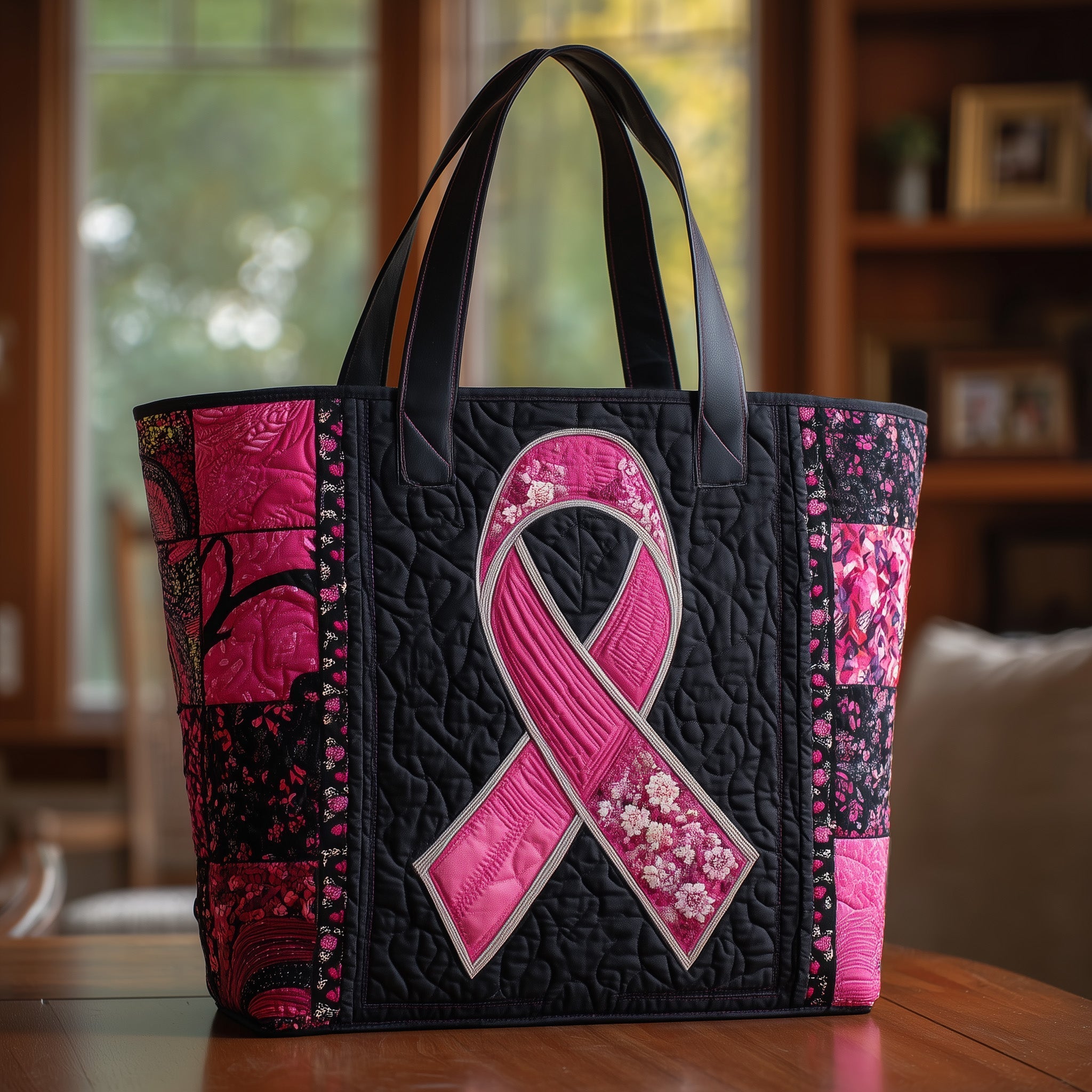 Breast Cancer Survivor Quilted Tote Bag GFTONL5195