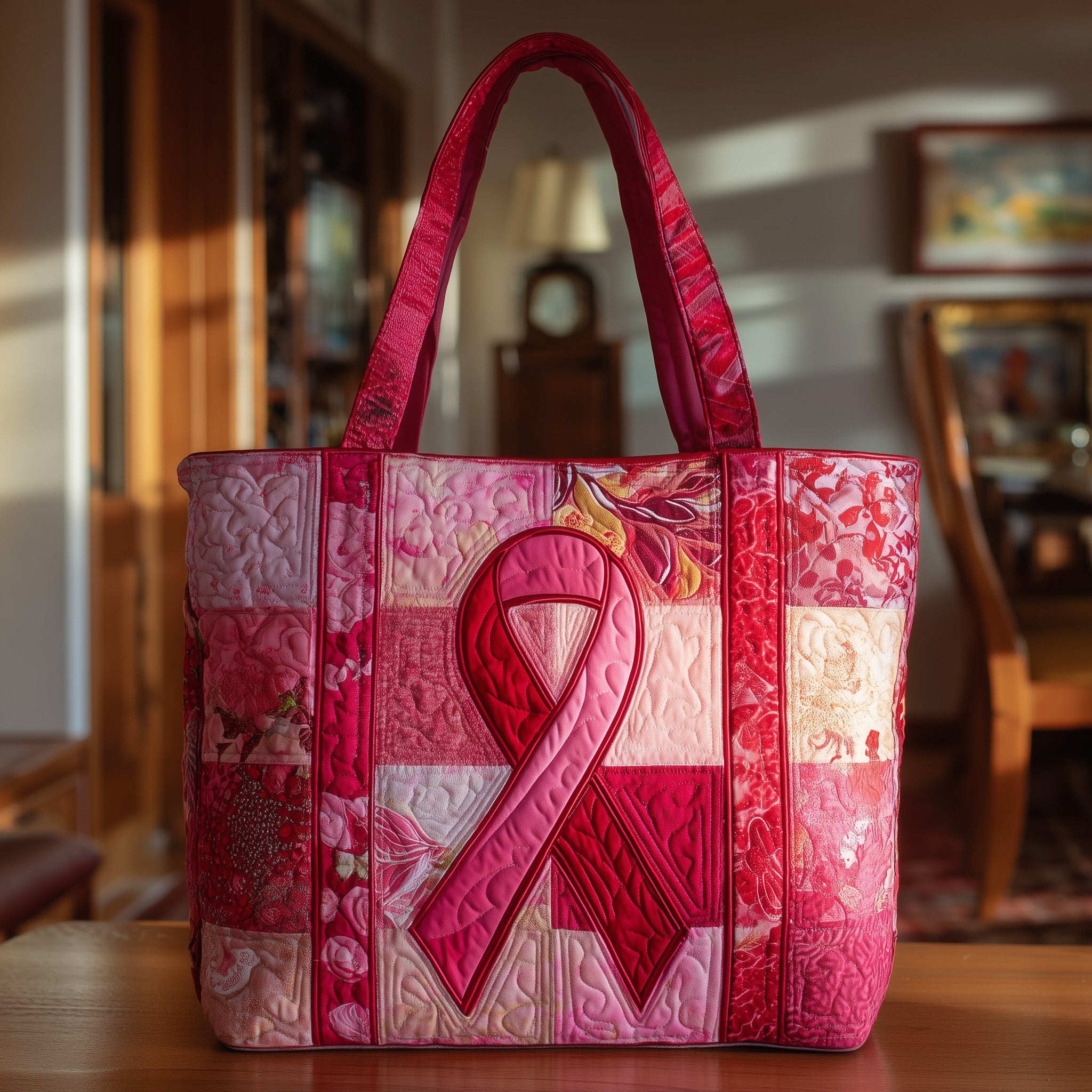 Believe In Healing Quilted Tote Bag GFTONL5198