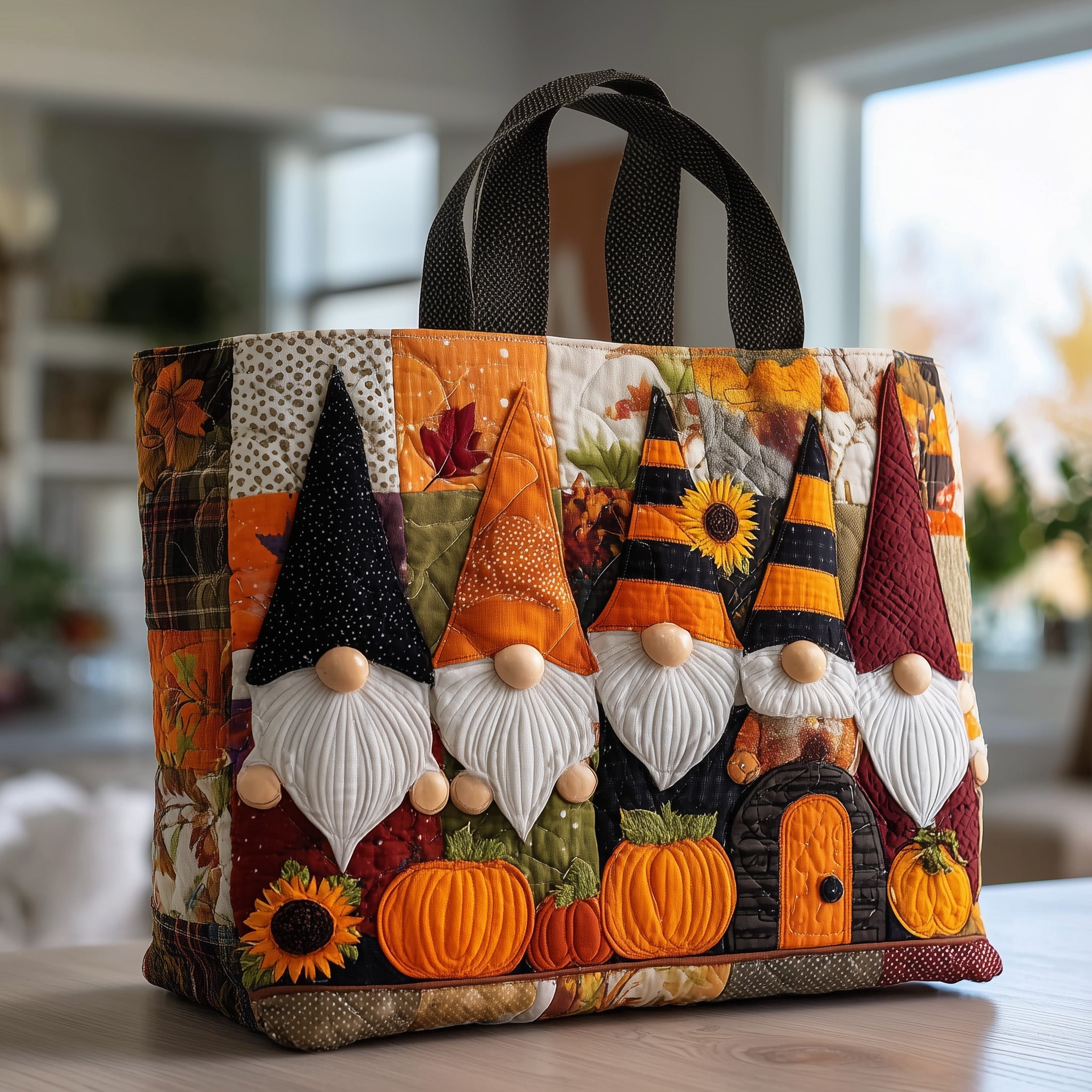 Gnome Squad Quilted Tote Bag GFTONL5409