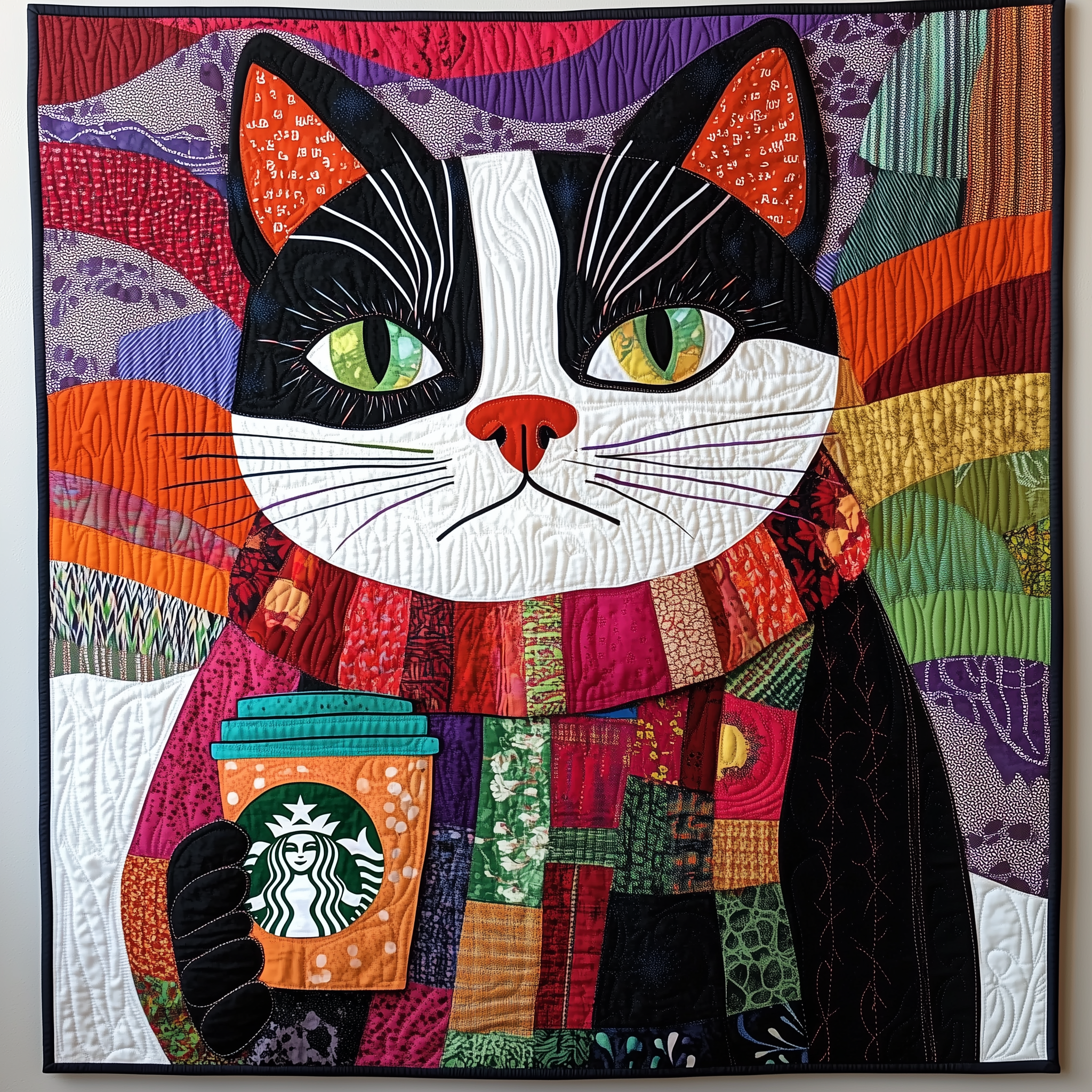 Cozy Cat Quilted Blanket GFTONL647