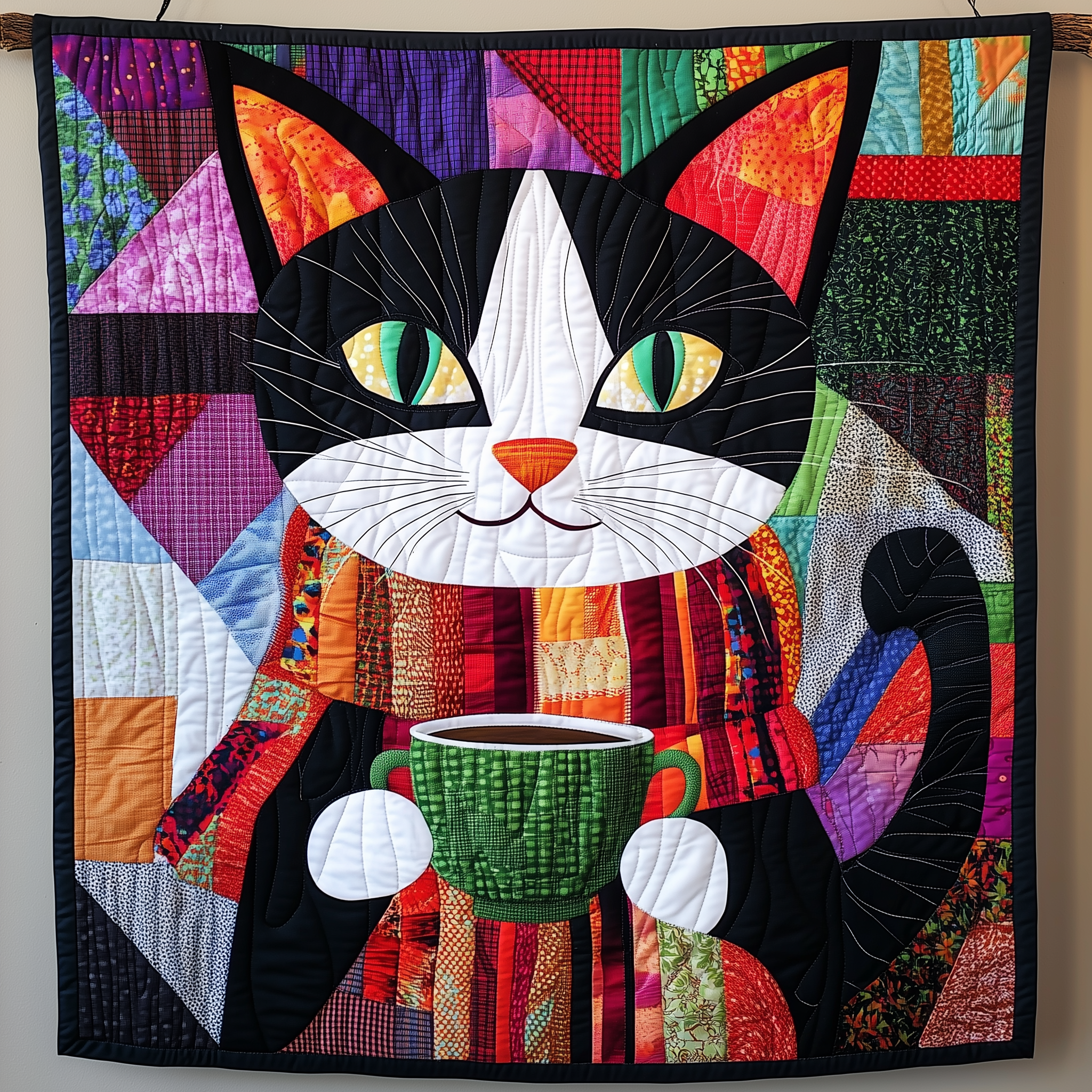 Cozy Cat Quilted Blanket GFTONL648