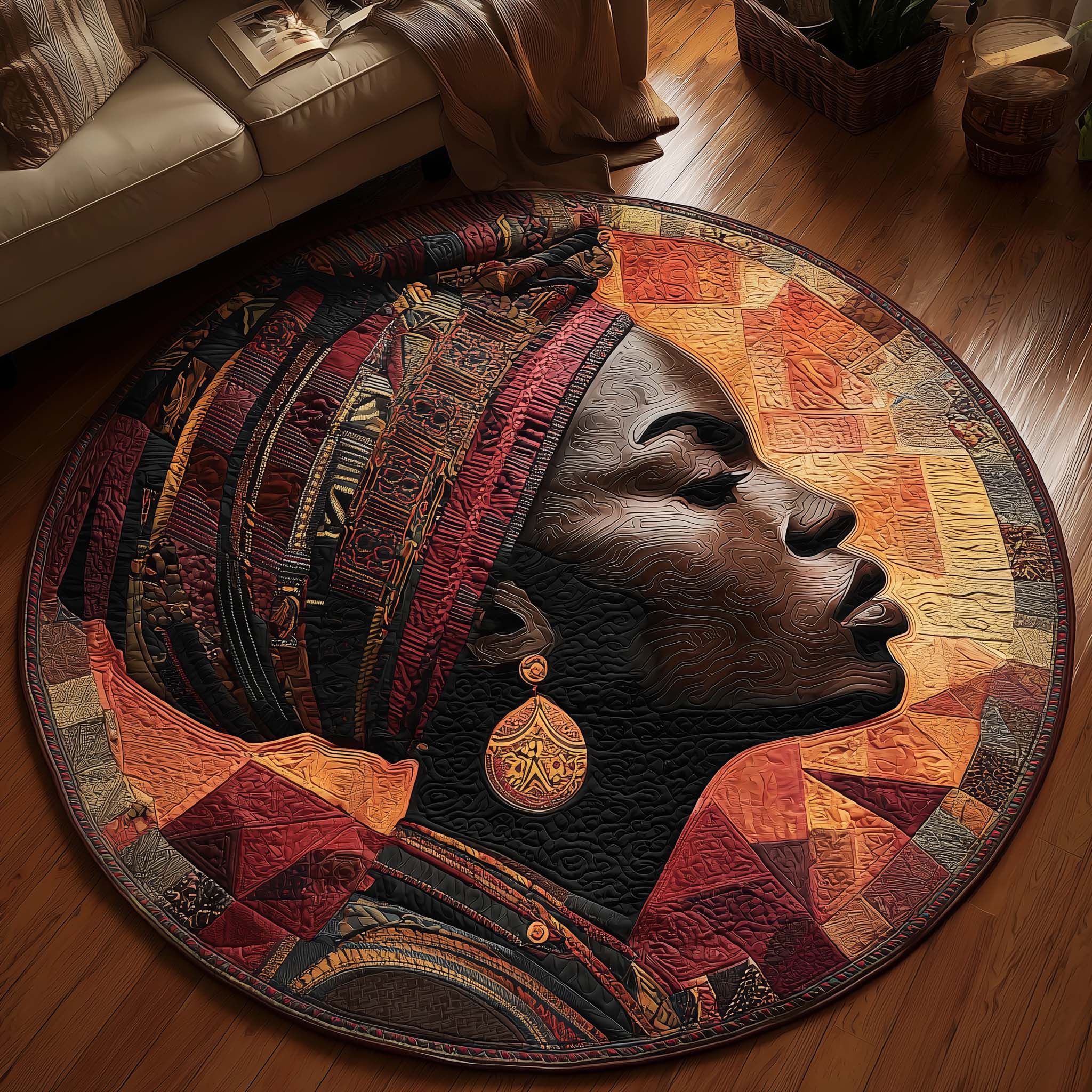 Proud Root Quilted Round Mat GFTONL6942
