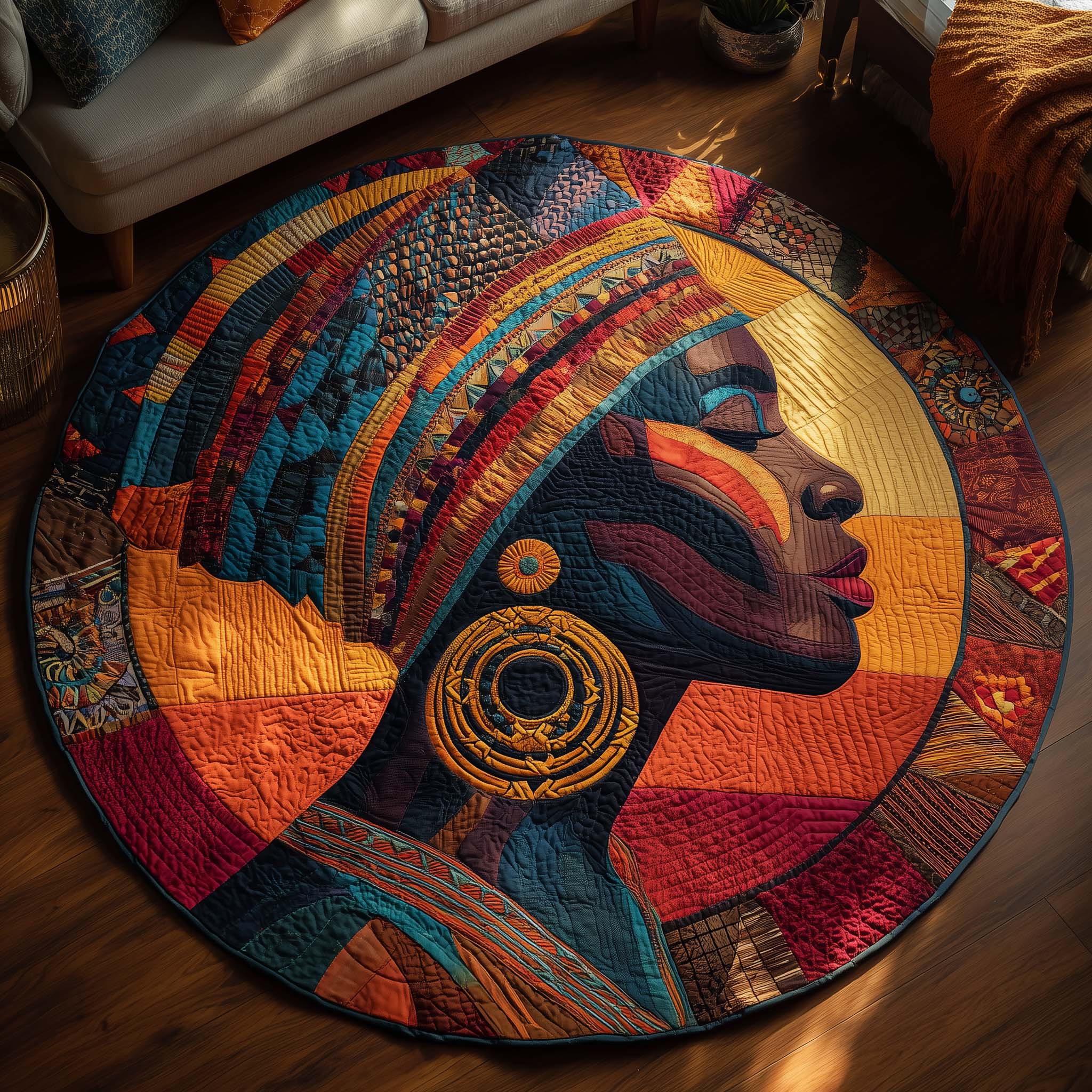 Proud Root Quilted Round Mat GFTONL6945