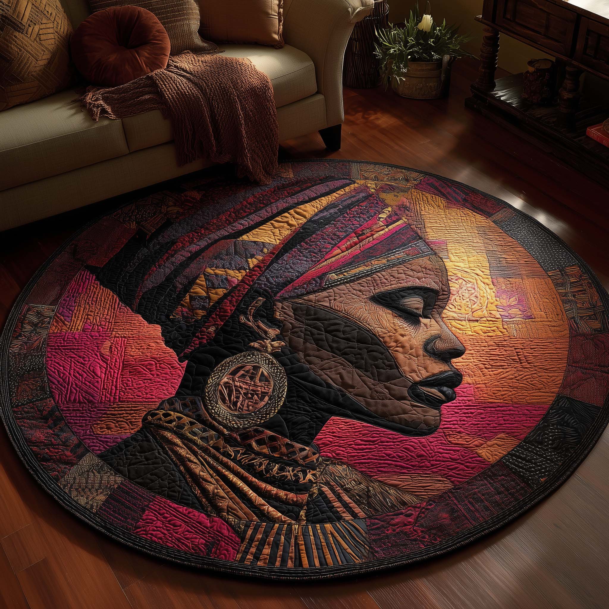 Proud Root Quilted Round Mat GFTONL6948